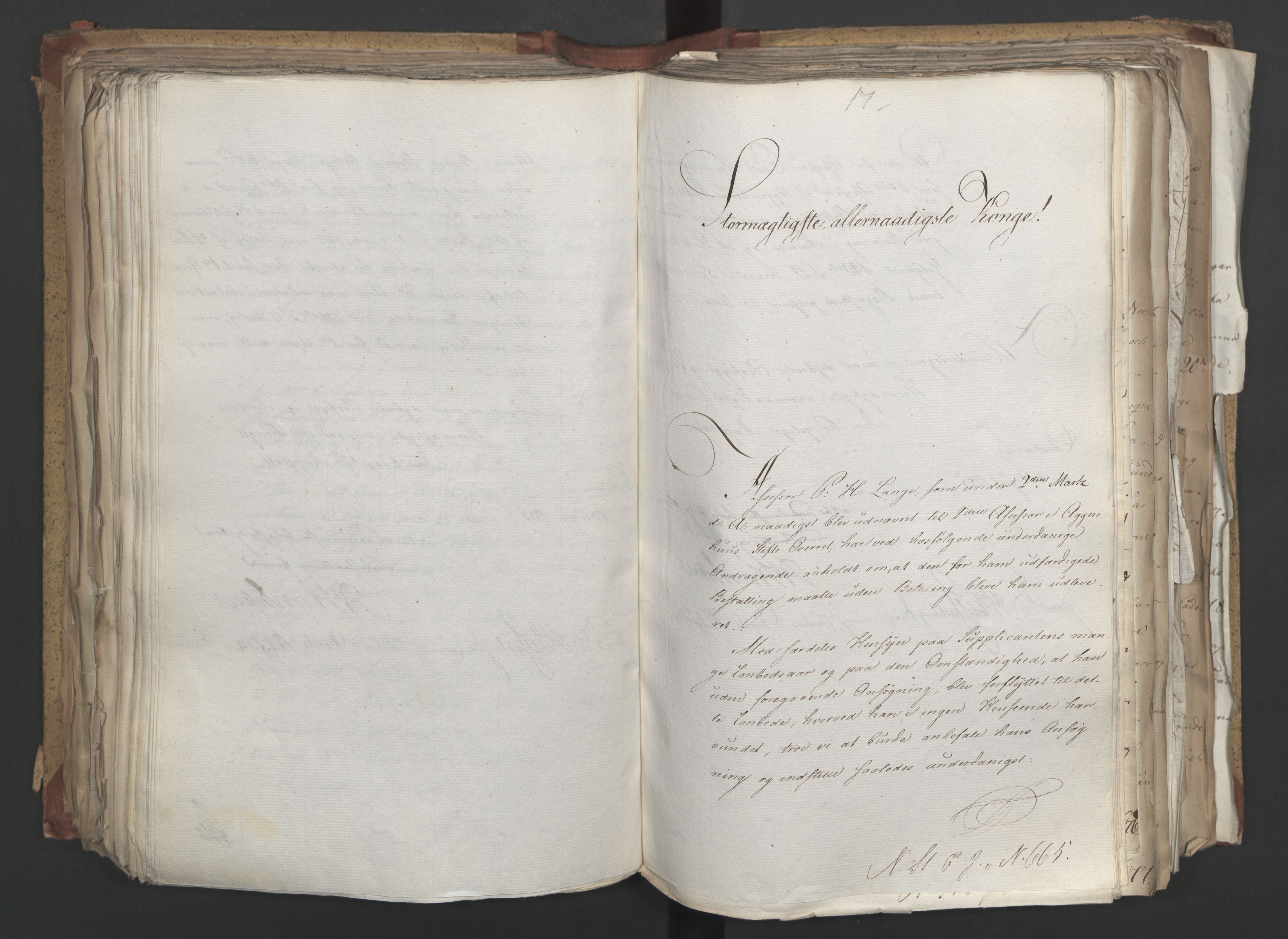 Statsrådsavdelingen i Stockholm, AV/RA-S-1003/D/Da/L0003: Regjeringsinnstillinger nr. 519-787, 1815, s. 299