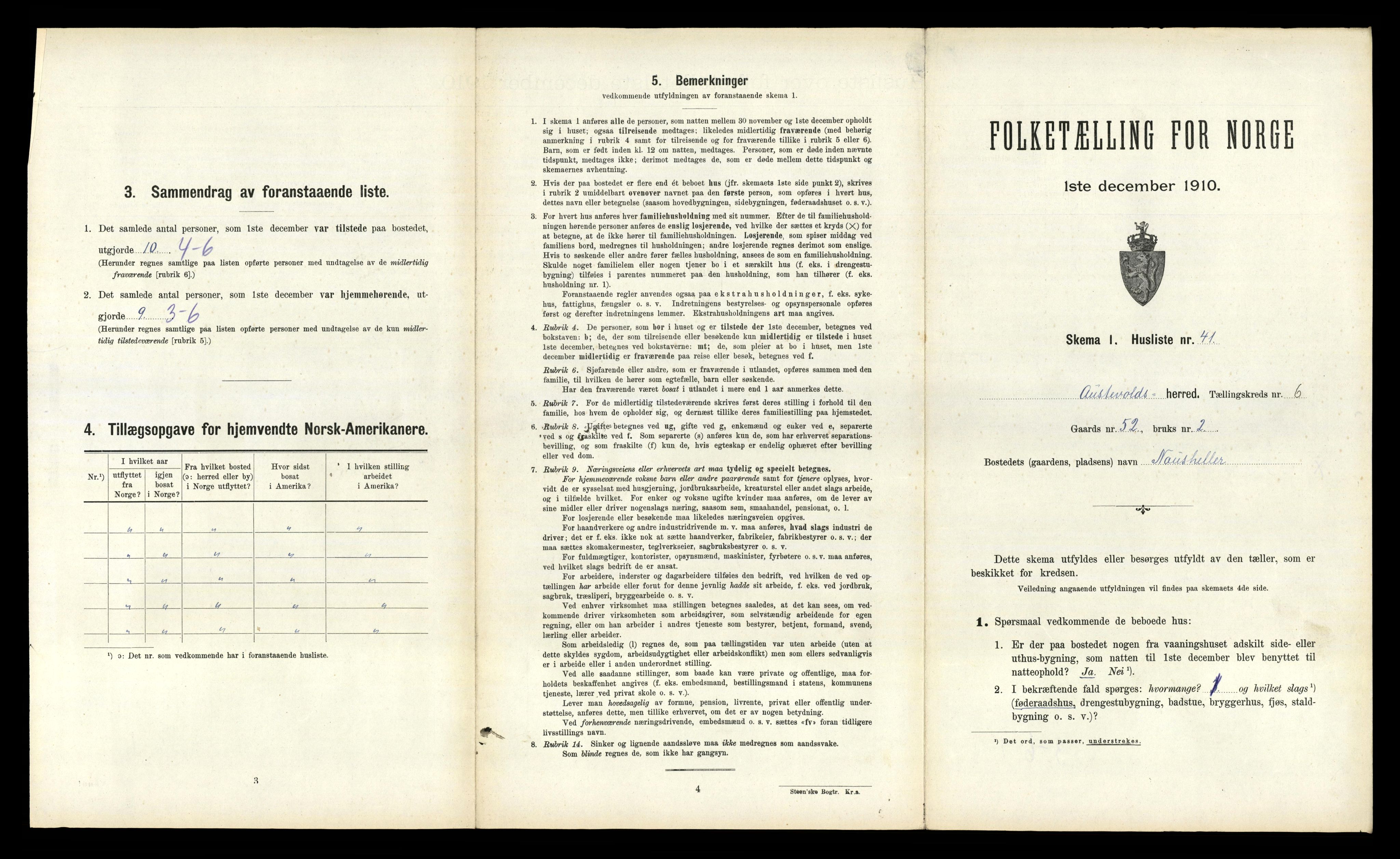 RA, Folketelling 1910 for 1244 Austevoll herred, 1910, s. 702