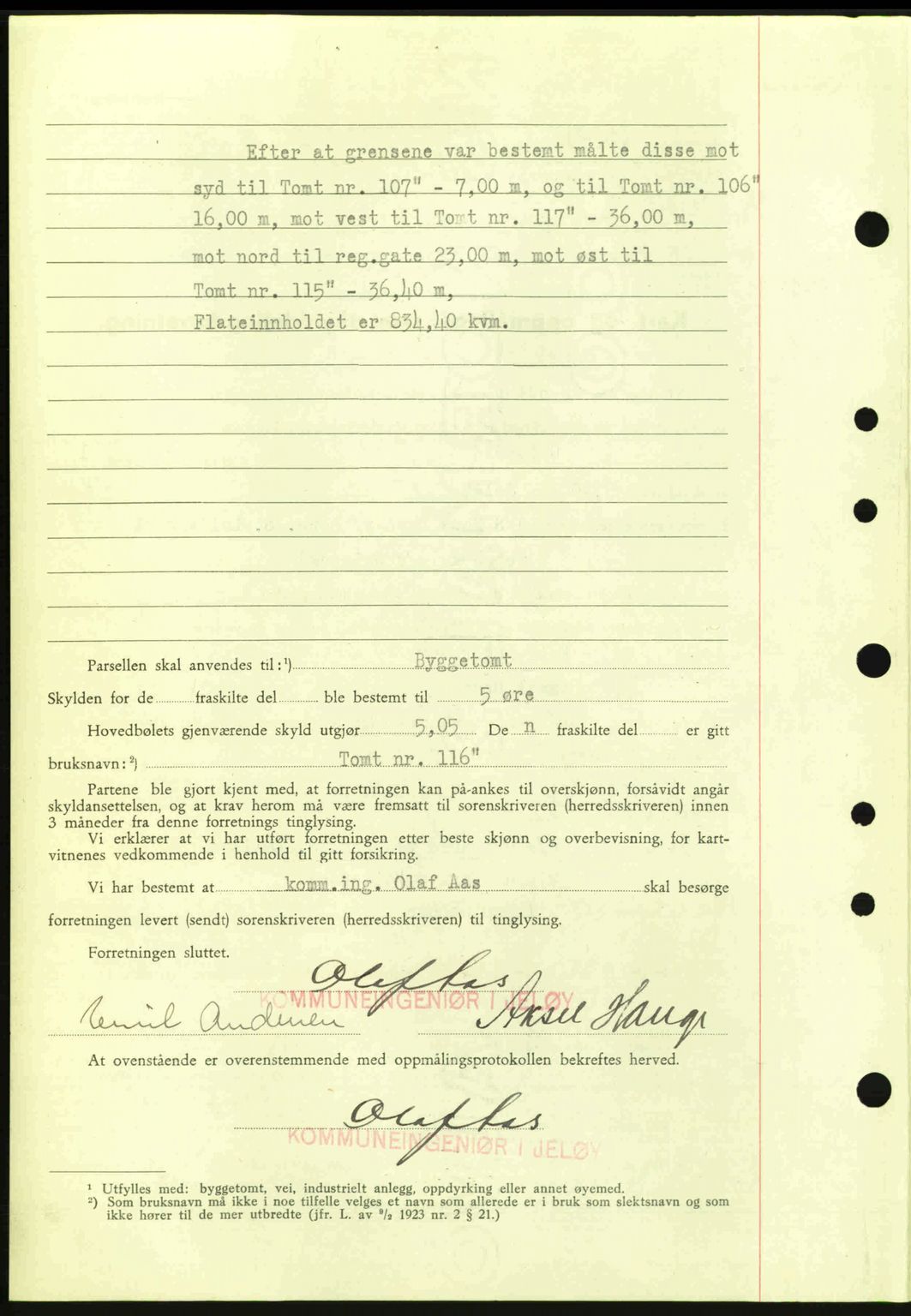 Moss sorenskriveri, SAO/A-10168: Pantebok nr. A9, 1941-1942, Dagboknr: 2155/1941