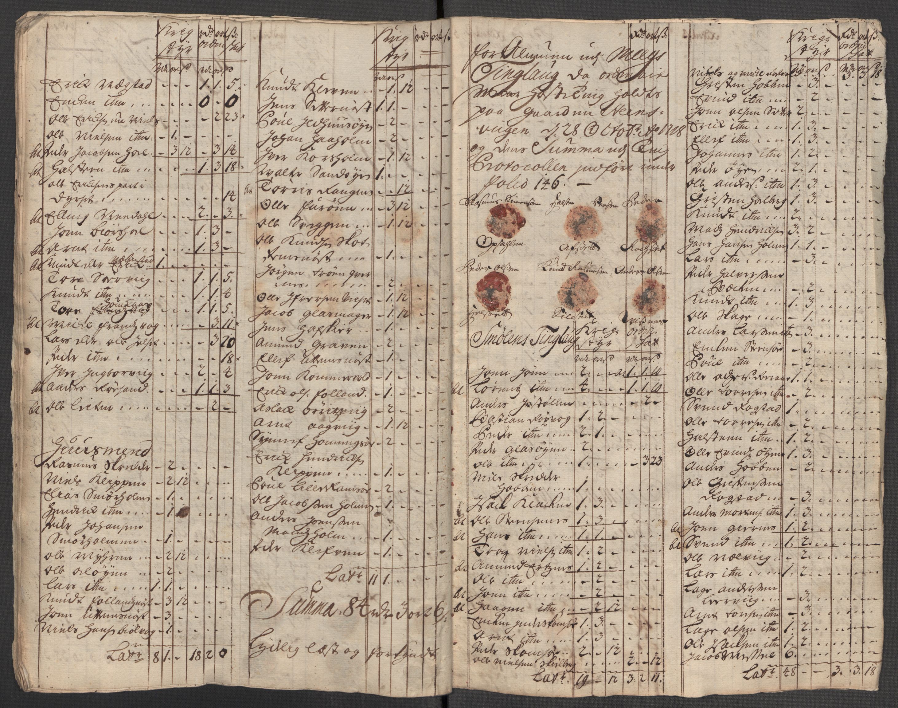 Rentekammeret inntil 1814, Reviderte regnskaper, Fogderegnskap, AV/RA-EA-4092/R56/L3751: Fogderegnskap Nordmøre, 1718, s. 264