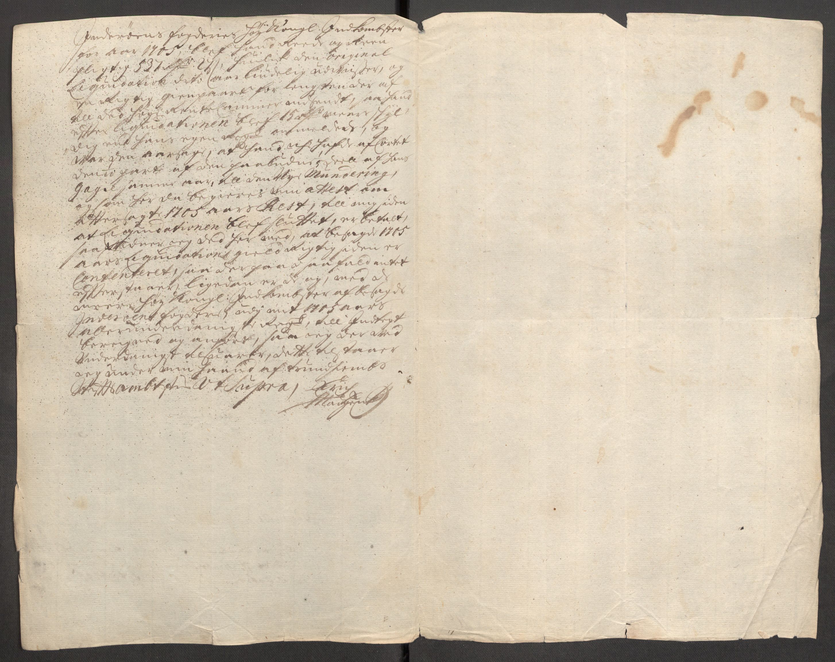 Rentekammeret inntil 1814, Reviderte regnskaper, Fogderegnskap, AV/RA-EA-4092/R63/L4314: Fogderegnskap Inderøy, 1705, s. 313