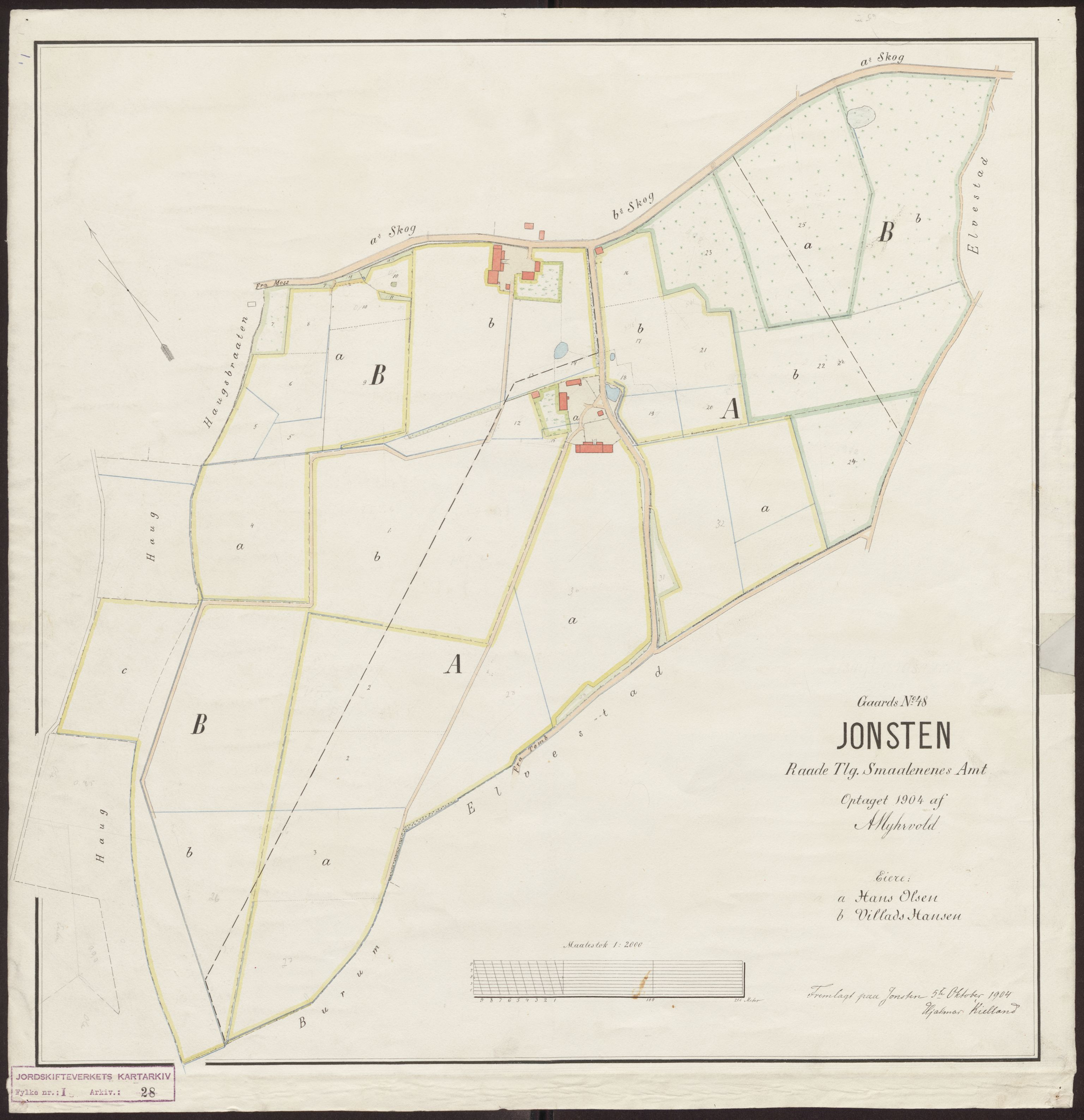 Jordskifteverkets kartarkiv, AV/RA-S-3929/T, 1859-1988, s. 41