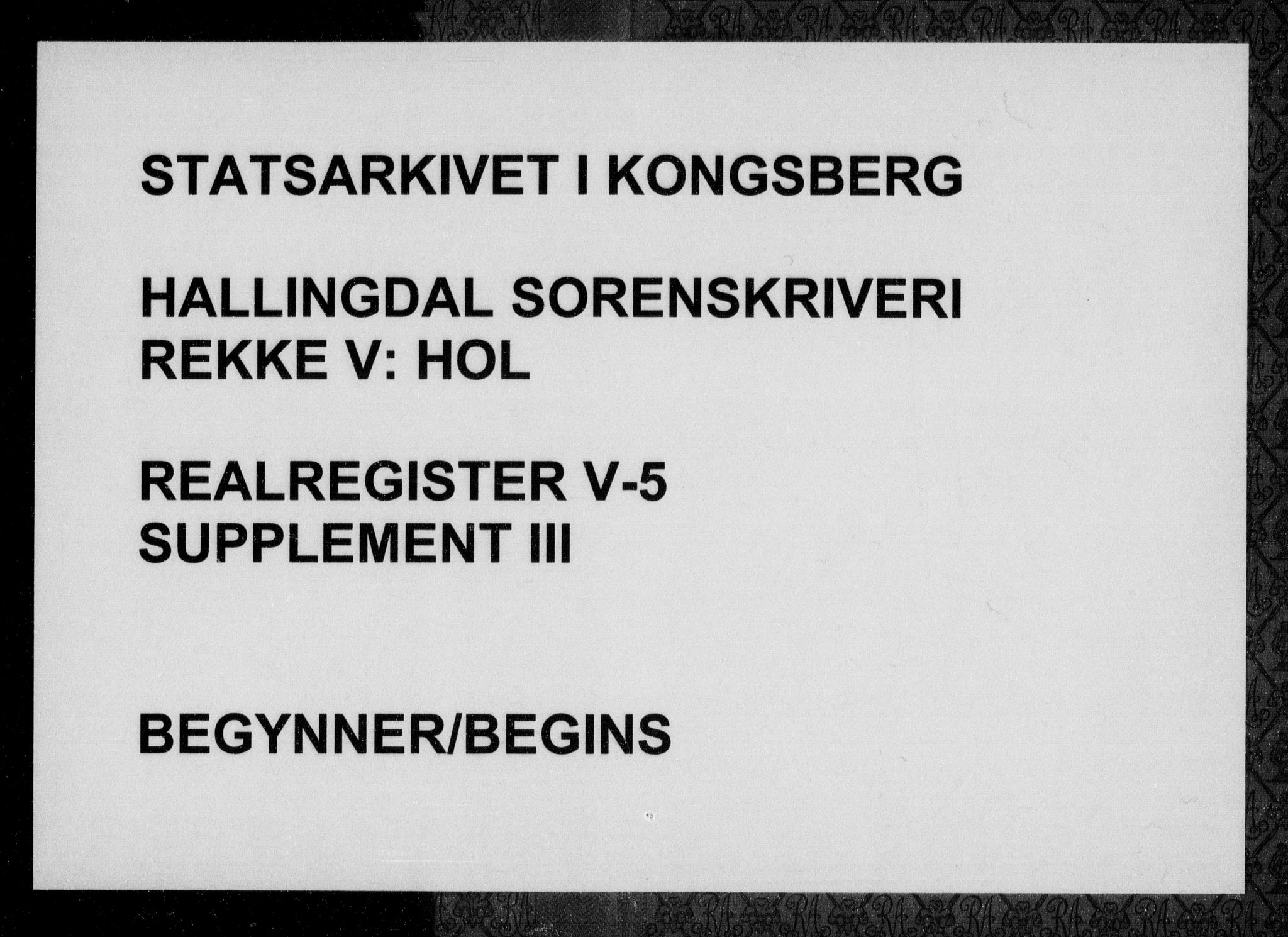 Hallingdal sorenskriveri, SAKO/A-121/G/Gb/Gbe/L0005: Panteregister nr. V 5