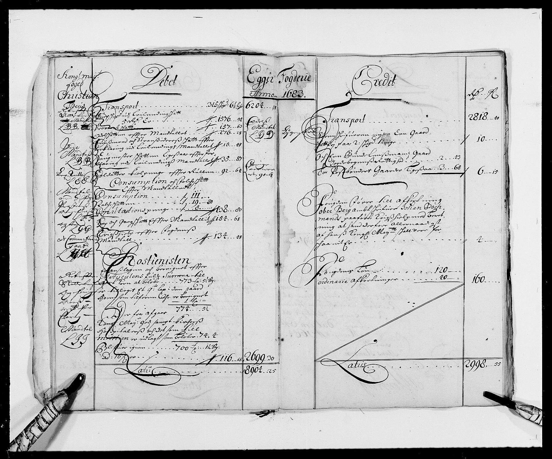 Rentekammeret inntil 1814, Reviderte regnskaper, Fogderegnskap, RA/EA-4092/R26/L1684: Fogderegnskap Eiker, 1679-1686, s. 19