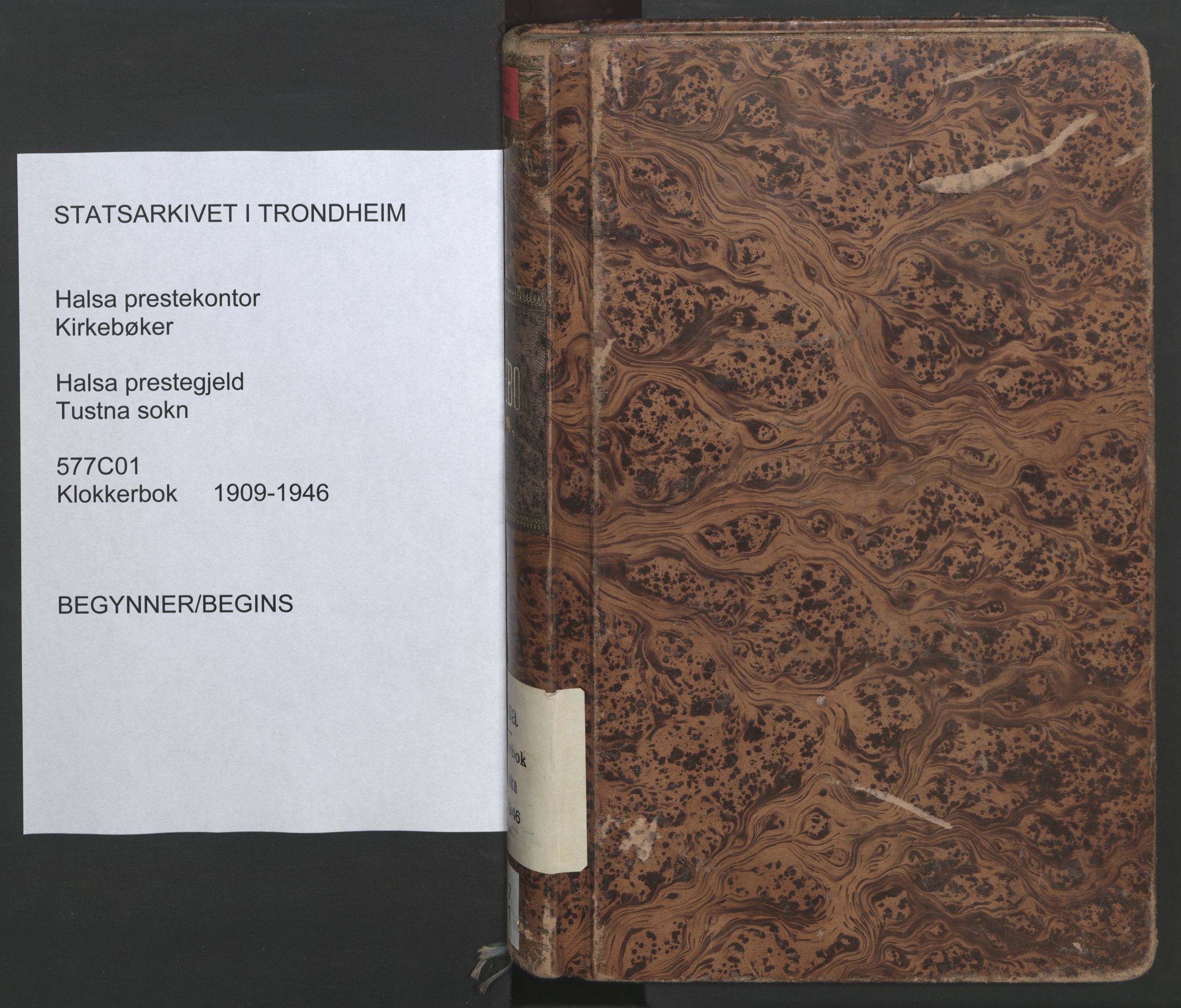 Ministerialprotokoller, klokkerbøker og fødselsregistre - Møre og Romsdal, AV/SAT-A-1454/577/L0897: Klokkerbok nr. 577C01, 1909-1946