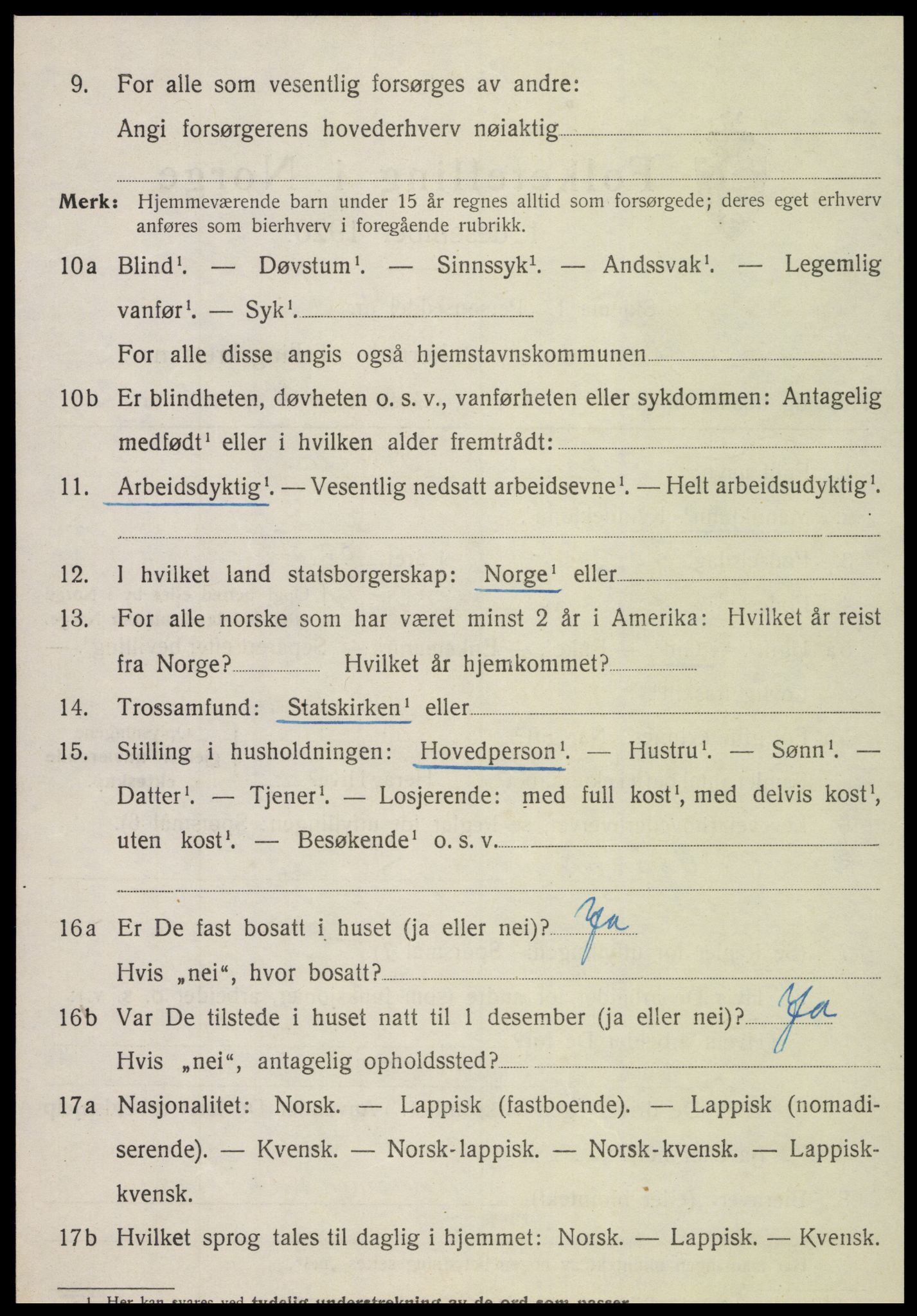 SAT, Folketelling 1920 for 1735 Kvam herred, 1920, s. 2314