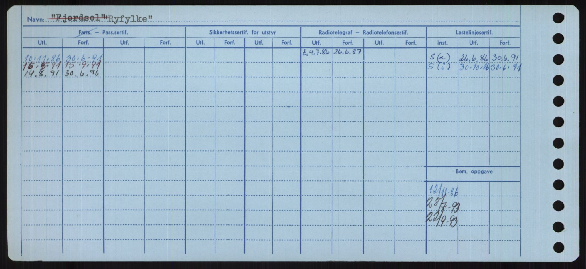 Sjøfartsdirektoratet med forløpere, Skipsmålingen, RA/S-1627/H/Ha/L0004/0002: Fartøy, Mas-R / Fartøy, Odin-R, s. 924