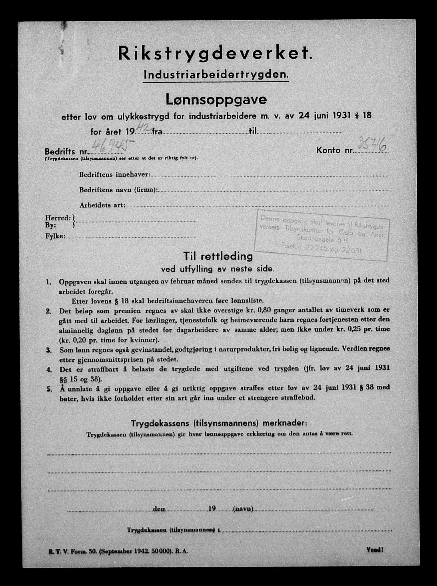 Justisdepartementet, Tilbakeføringskontoret for inndratte formuer, AV/RA-S-1564/H/Hc/Hcc/L0918: --, 1945-1947, s. 146