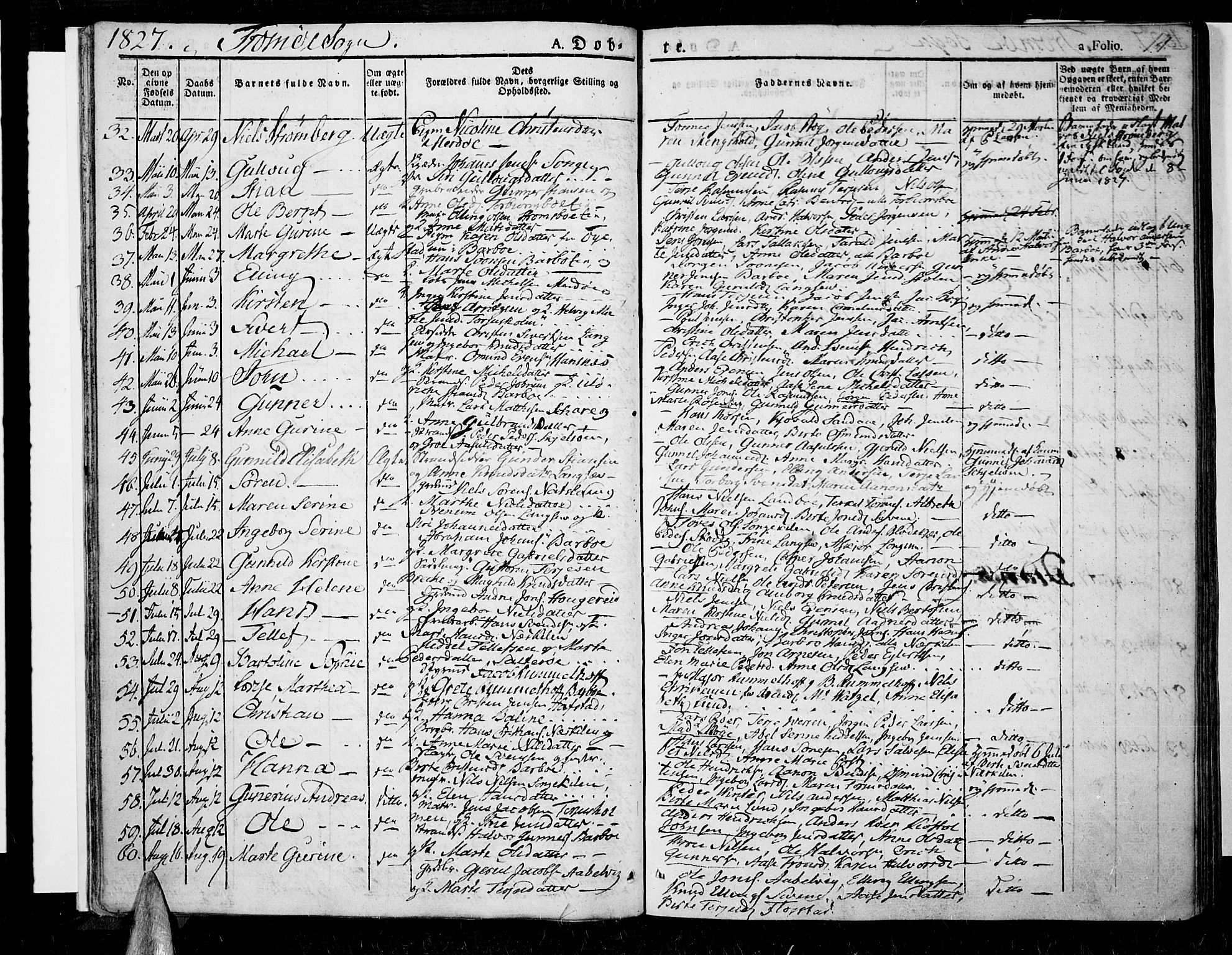 Tromøy sokneprestkontor, AV/SAK-1111-0041/F/Fa/L0003: Ministerialbok nr. A 3, 1825-1837, s. 14