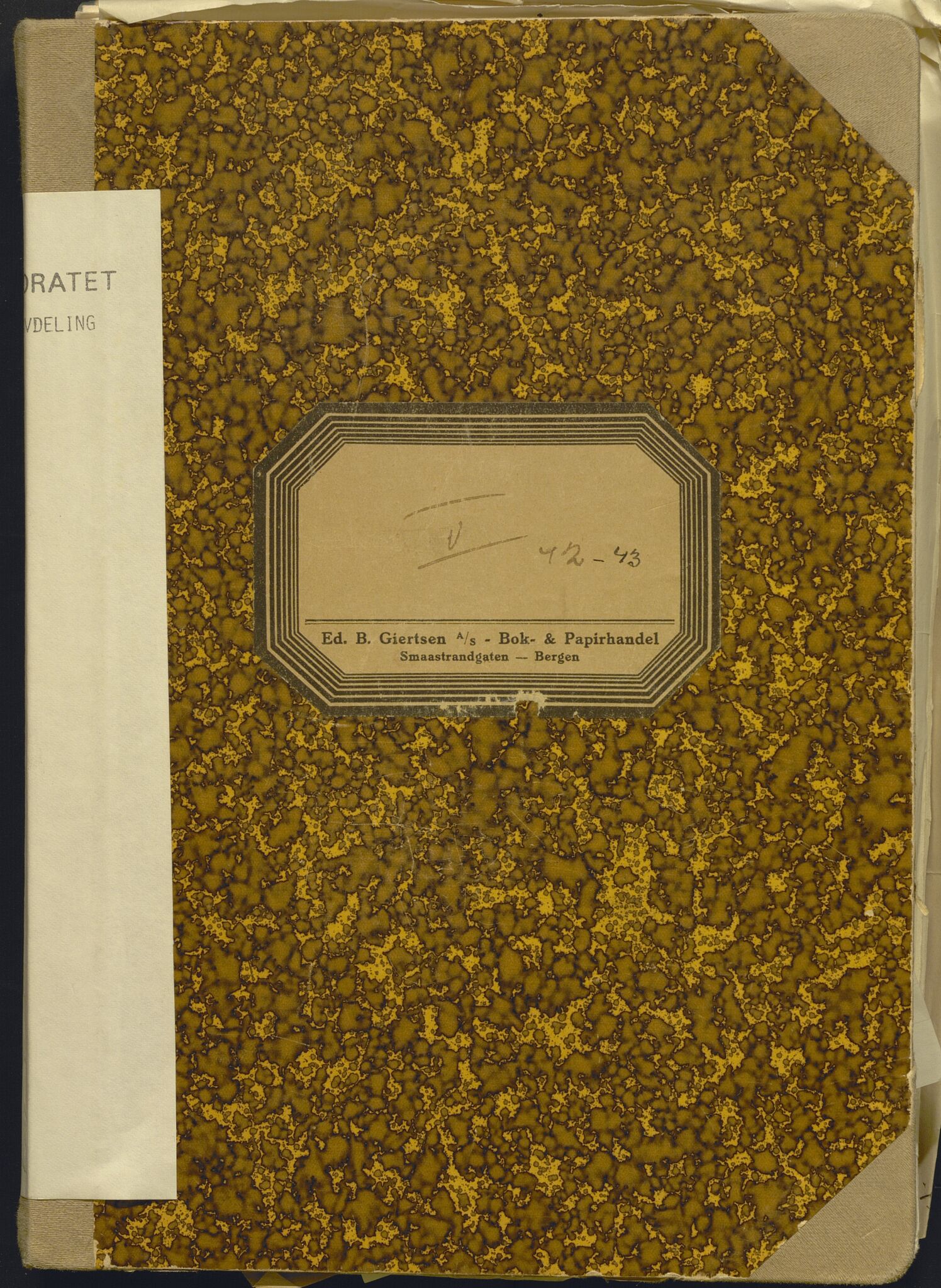 Fiskeridirektoratet - 1 Adm. ledelse - 13 Båtkontoret, AV/SAB-A-2003/I/Ia/Iad/L0004: 135.0403/2 Merkeprotokoll - Flatanger, 1942-1949
