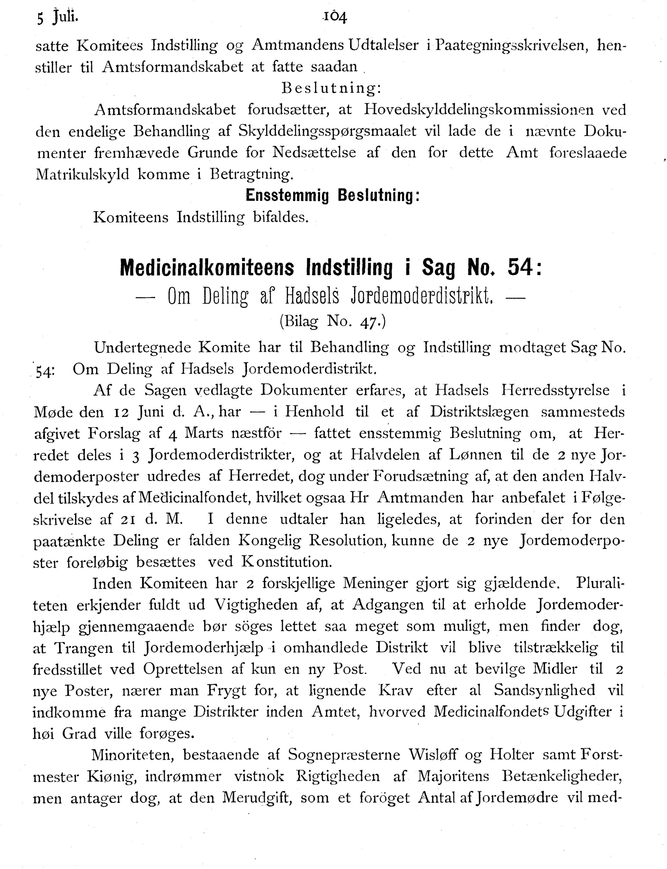 Nordland Fylkeskommune. Fylkestinget, AIN/NFK-17/176/A/Ac/L0014: Fylkestingsforhandlinger 1881-1885, 1881-1885