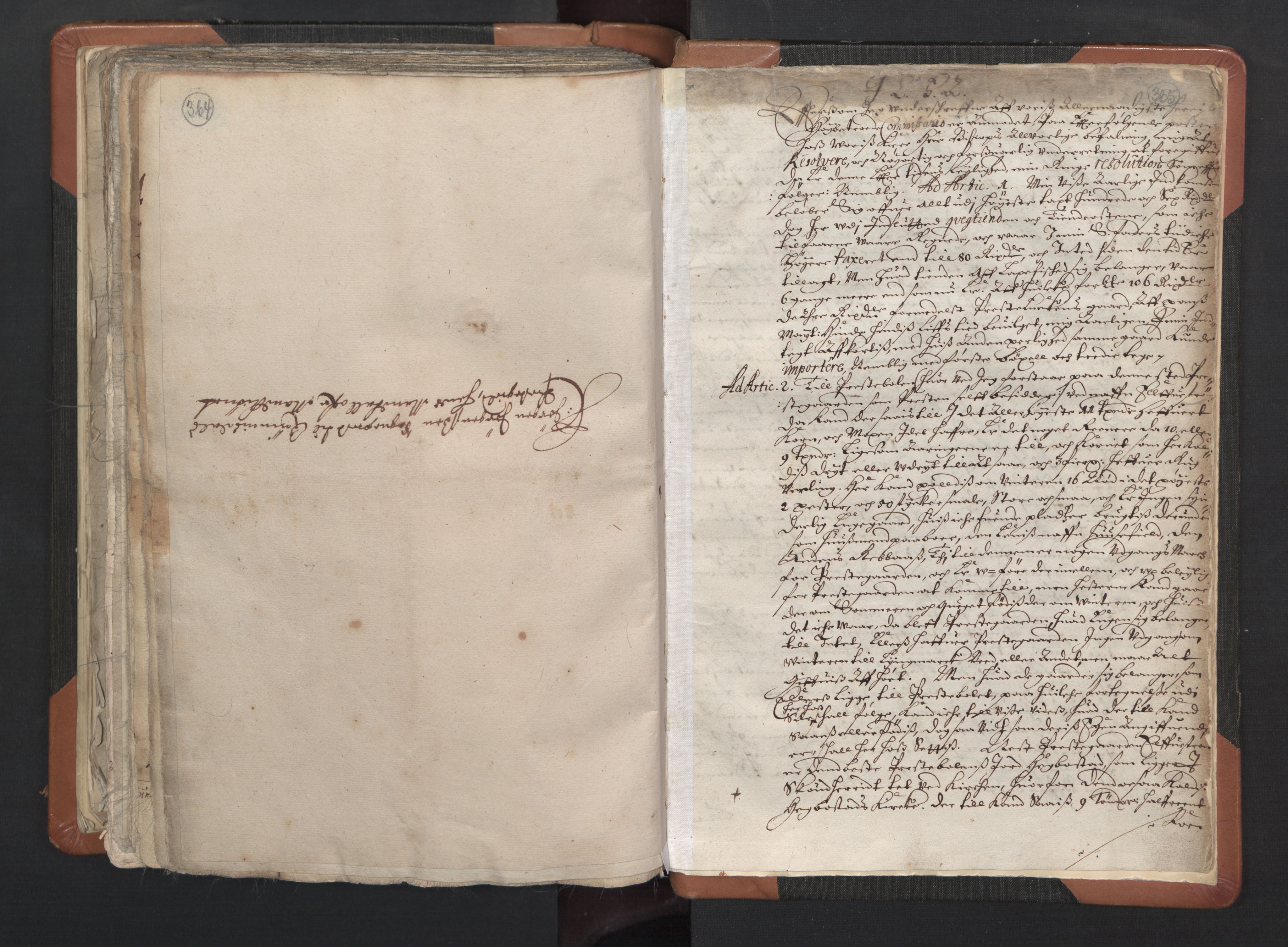 RA, Sogneprestenes manntall 1664-1666, nr. 16: Lista prosti, 1664-1666, s. 364-365