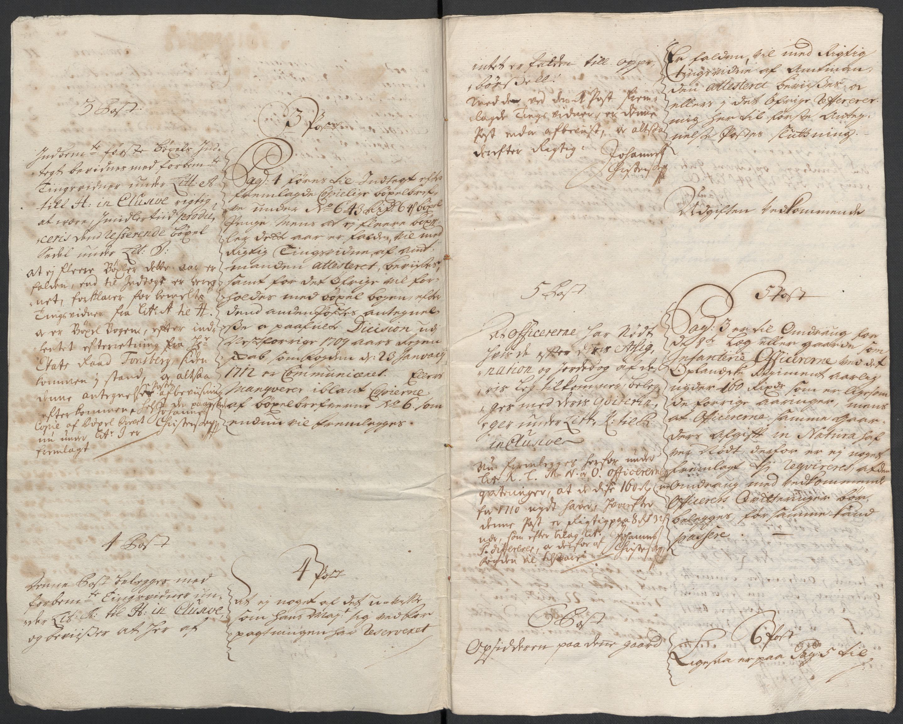 Rentekammeret inntil 1814, Reviderte regnskaper, Fogderegnskap, AV/RA-EA-4092/R17/L1179: Fogderegnskap Gudbrandsdal, 1708-1710, s. 427