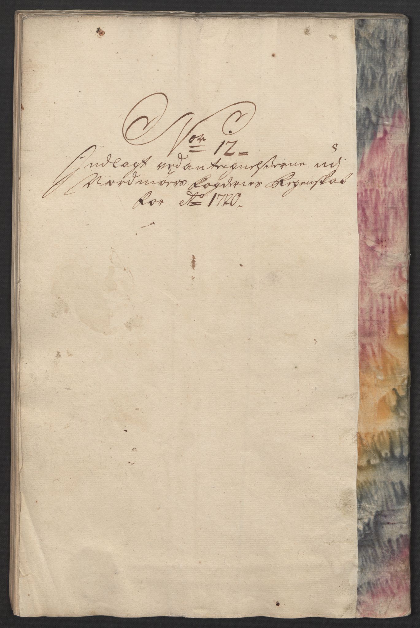 Rentekammeret inntil 1814, Reviderte regnskaper, Fogderegnskap, RA/EA-4092/R56/L3753: Fogderegnskap Nordmøre, 1720, s. 680