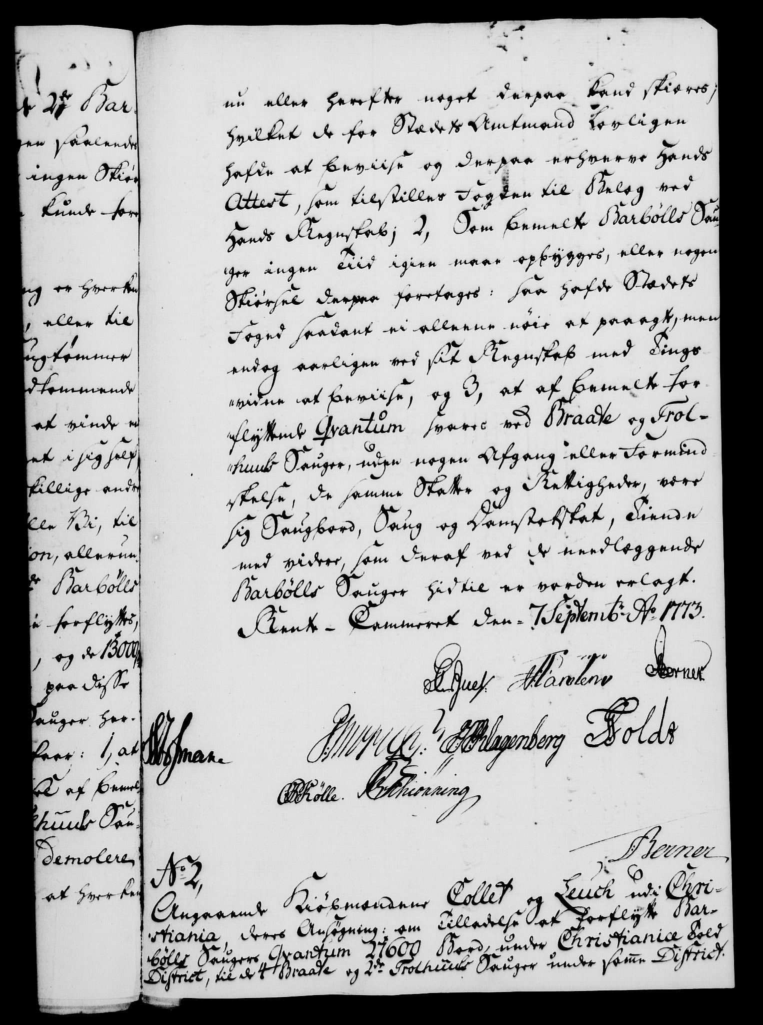 Rentekammeret, Kammerkanselliet, AV/RA-EA-3111/G/Gf/Gfa/L0055: Norsk relasjons- og resolusjonsprotokoll (merket RK 52.55), 1773, s. 237