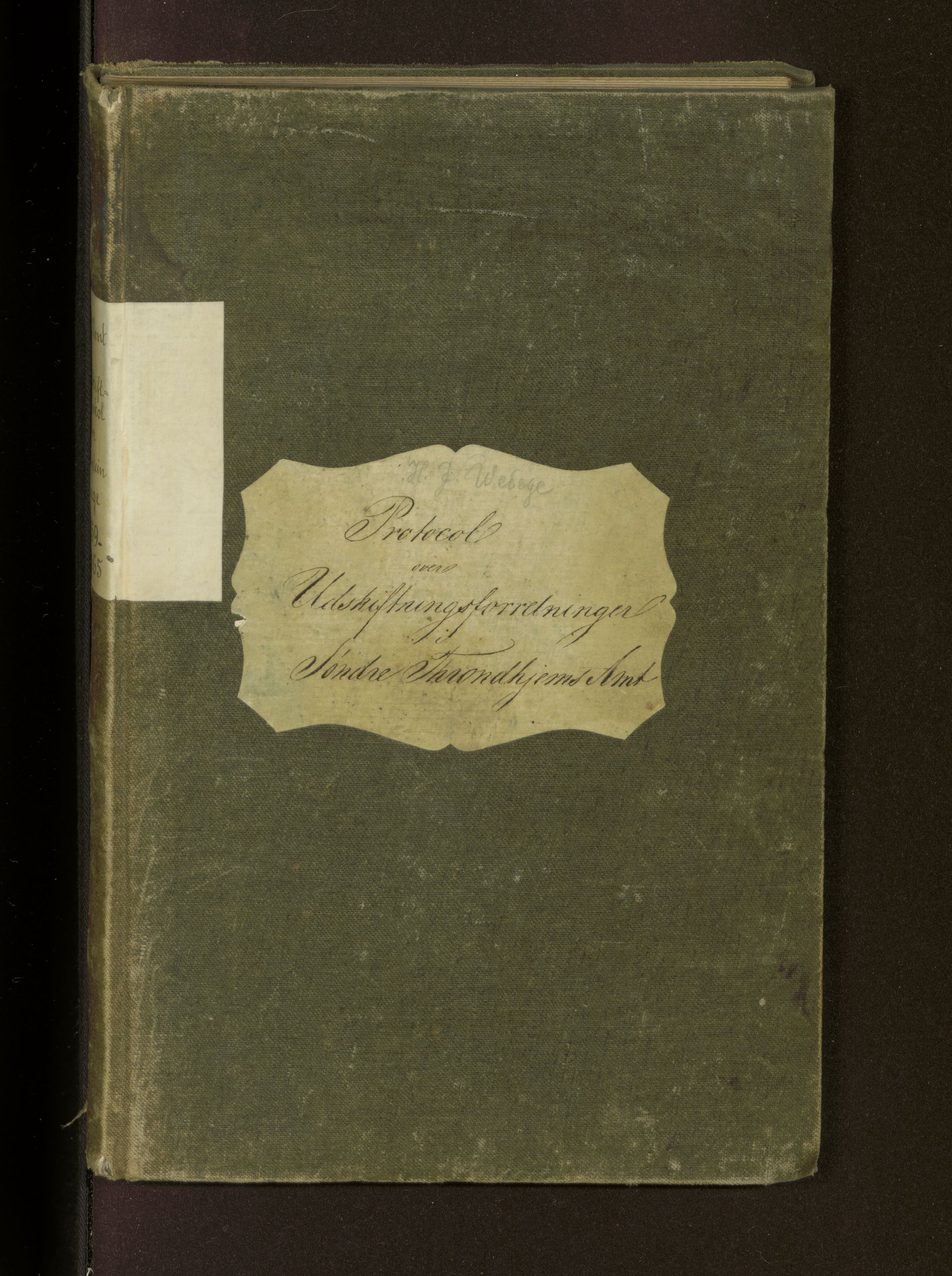 Sør-Trøndelag jordskifterett, AV/SAT-A-4522/1/F/L0040: Utskiftningsprotokoll, 1859-1865