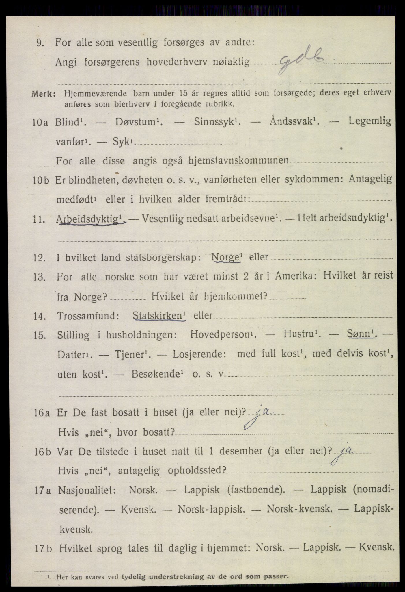 SAT, Folketelling 1920 for 1711 Meråker herred, 1920, s. 6015