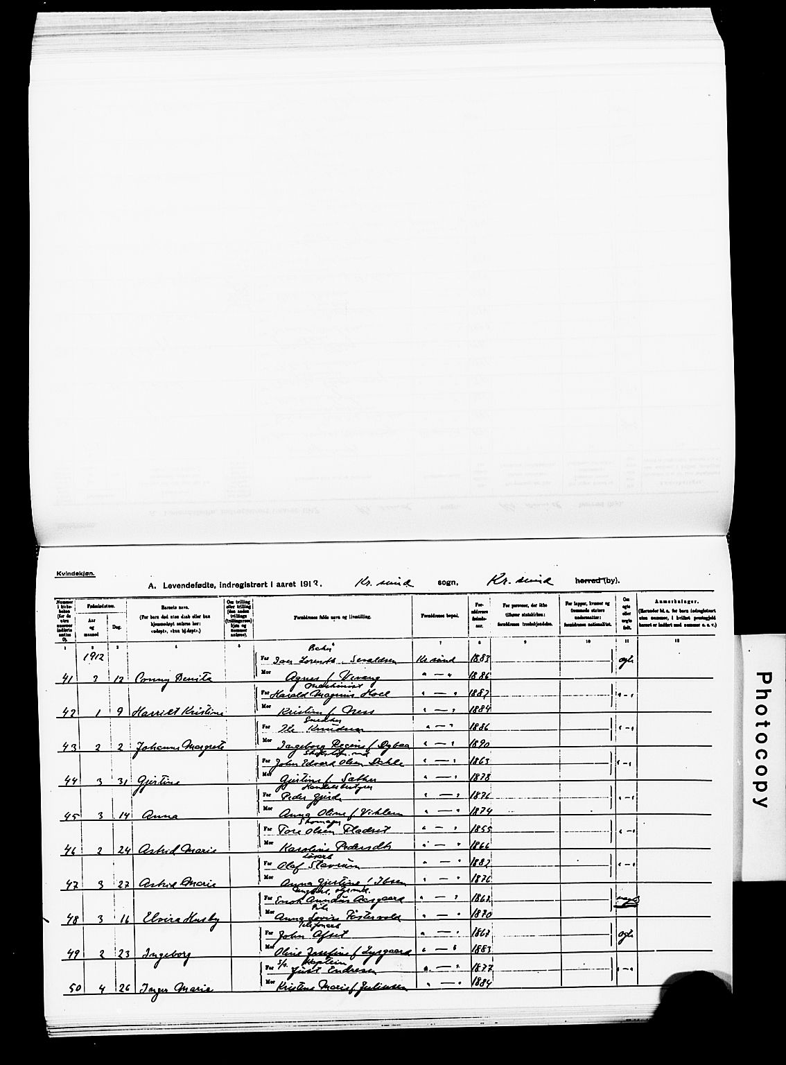 Ministerialprotokoller, klokkerbøker og fødselsregistre - Møre og Romsdal, AV/SAT-A-1454/572/L0858: Ministerialbok nr. 572D02, 1903-1912