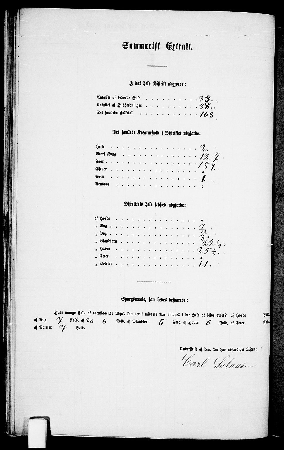 RA, Folketelling 1865 for 1029P Sør-Audnedal prestegjeld, 1865, s. 63