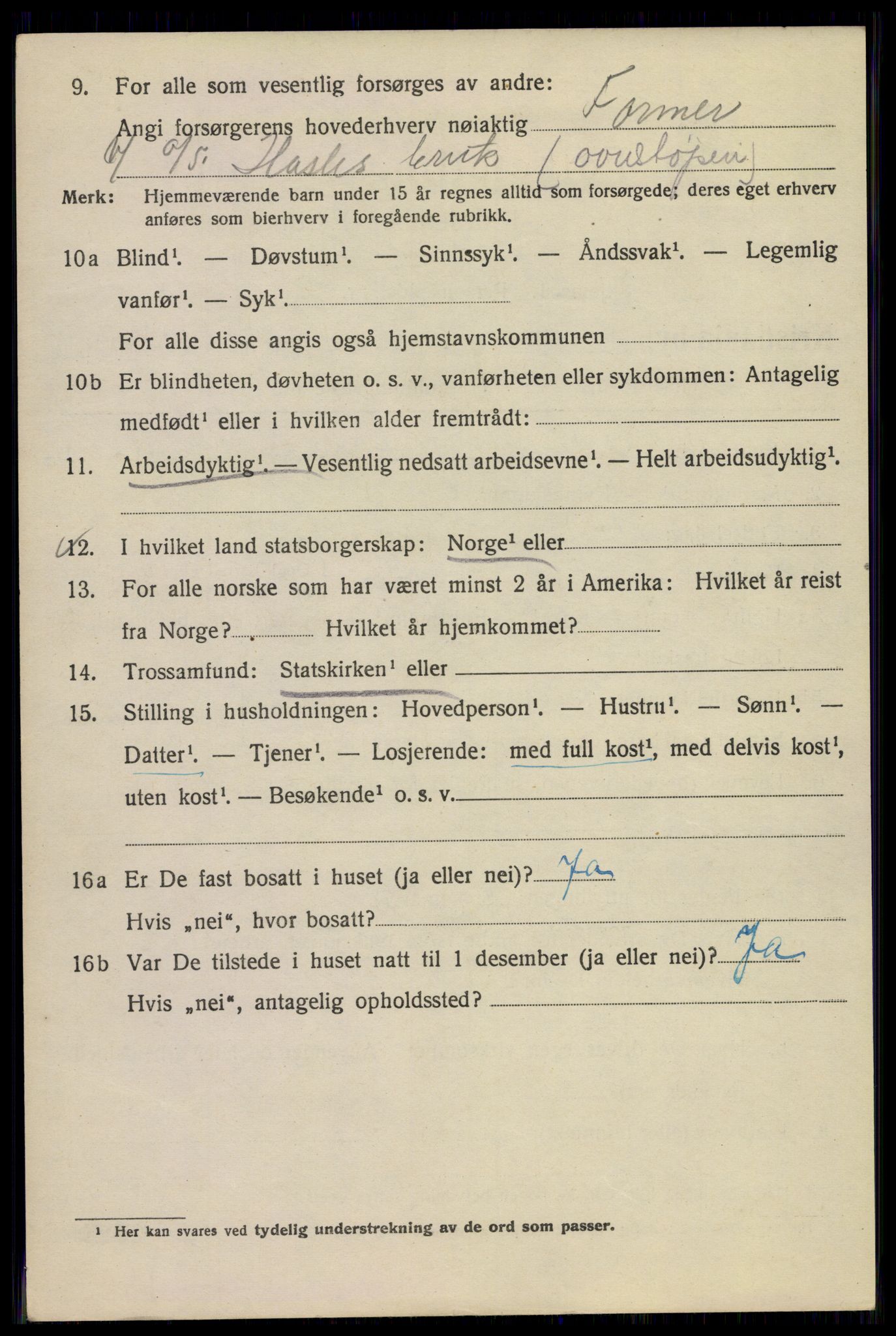 SAO, Folketelling 1920 for 0301 Kristiania kjøpstad, 1920, s. 609596