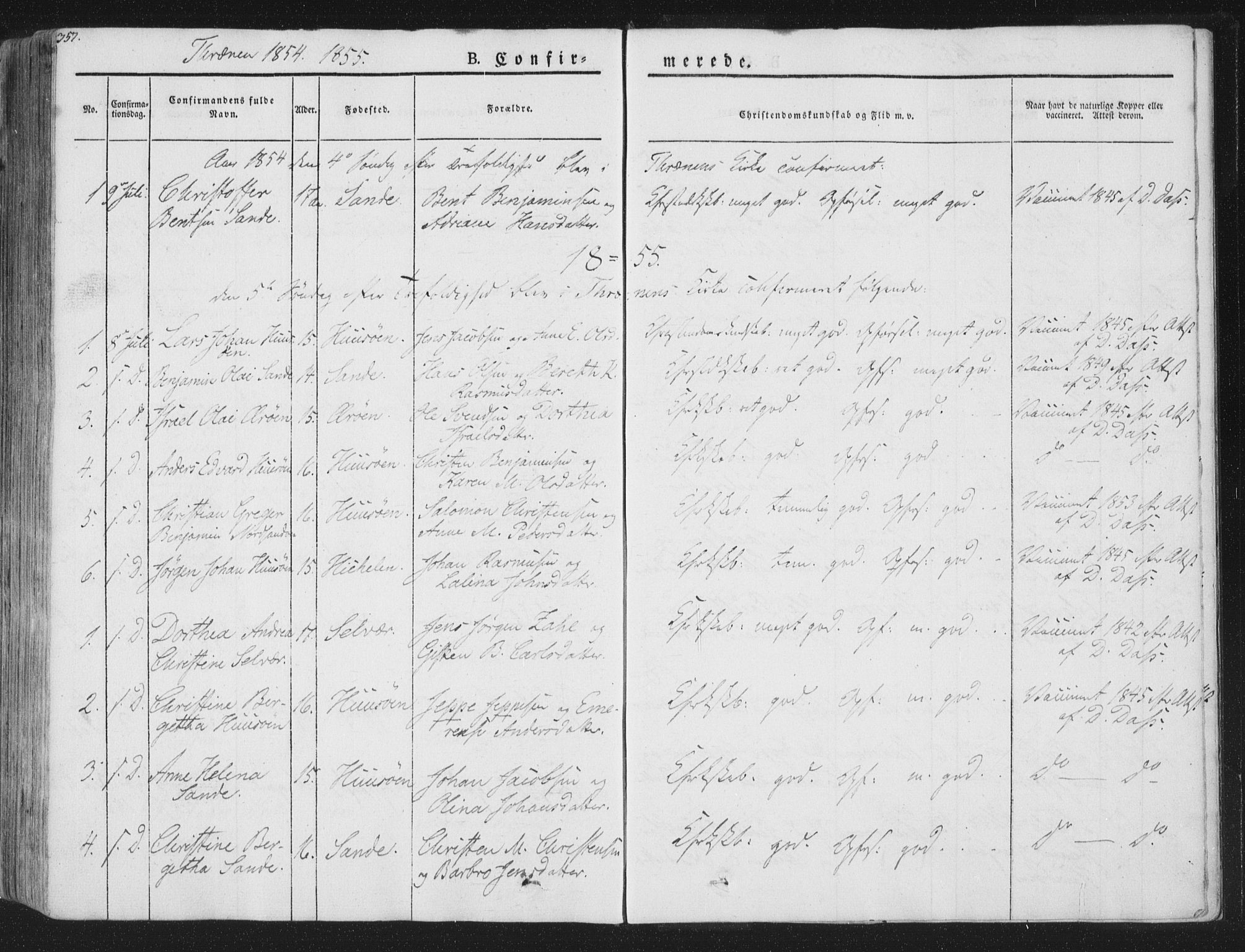 Ministerialprotokoller, klokkerbøker og fødselsregistre - Nordland, AV/SAT-A-1459/839/L0565: Ministerialbok nr. 839A02, 1825-1862, s. 357