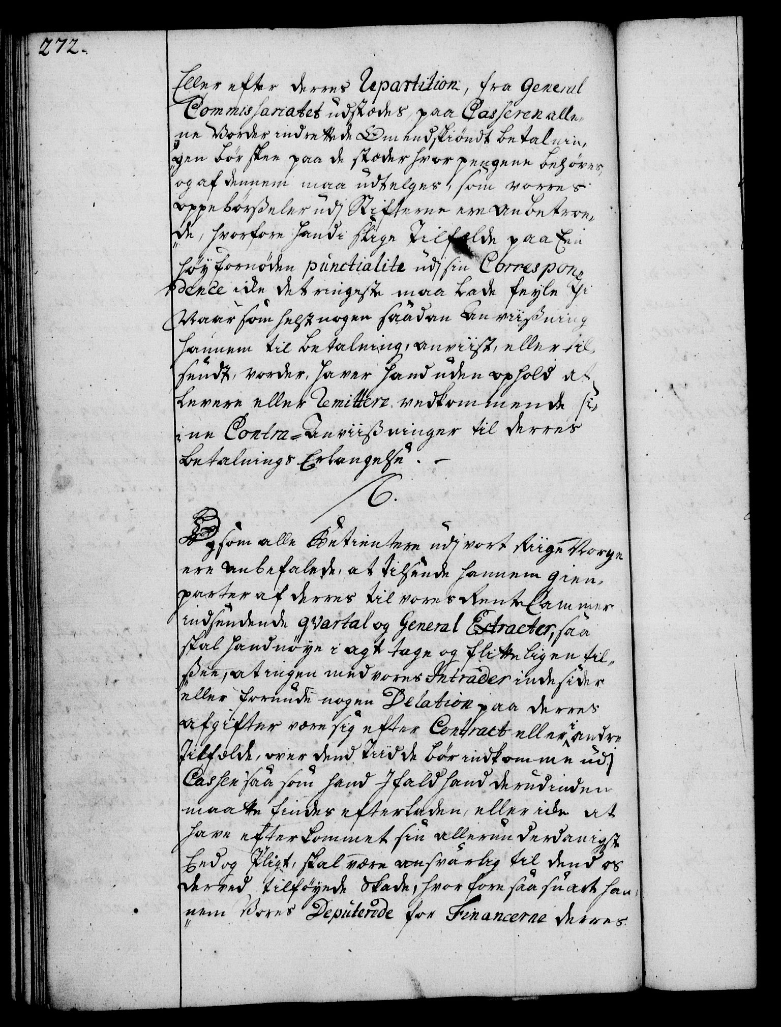 Rentekammeret, Kammerkanselliet, RA/EA-3111/G/Gg/Ggi/L0002: Norsk instruksjonsprotokoll med register (merket RK 53.35), 1729-1751, s. 272