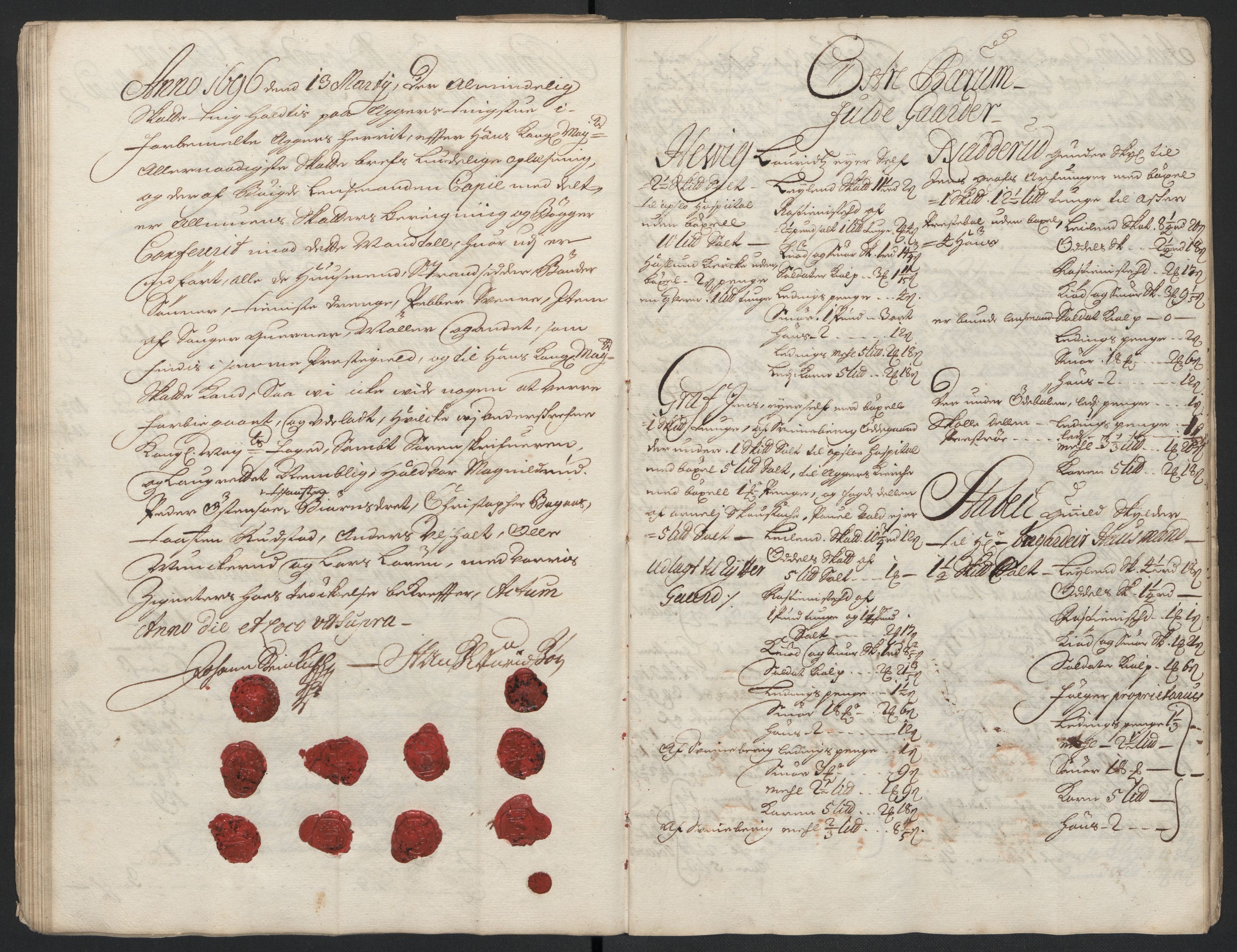 Rentekammeret inntil 1814, Reviderte regnskaper, Fogderegnskap, AV/RA-EA-4092/R10/L0440: Fogderegnskap Aker og Follo, 1696-1697, s. 44