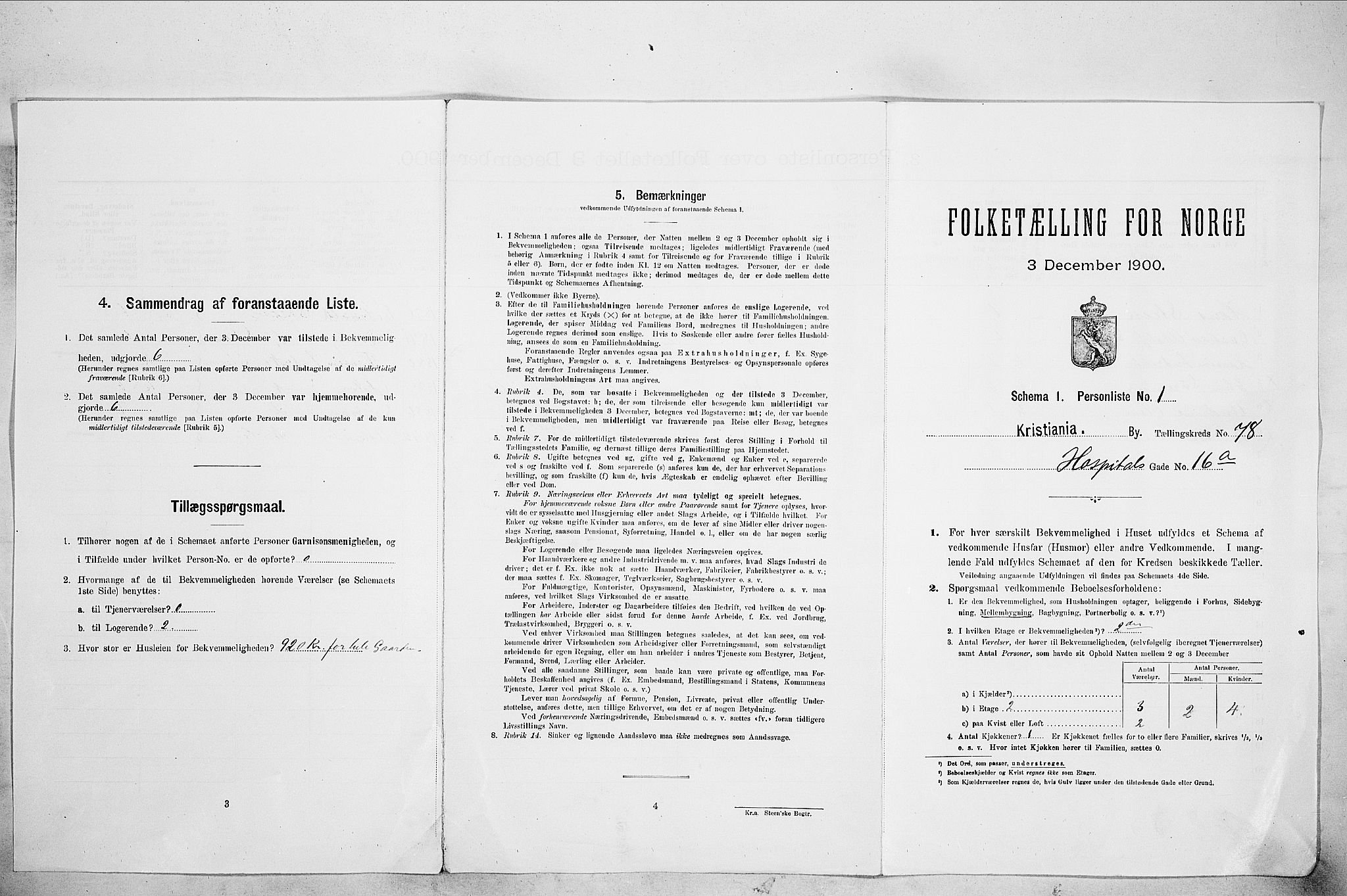 SAO, Folketelling 1900 for 0301 Kristiania kjøpstad, 1900, s. 39102