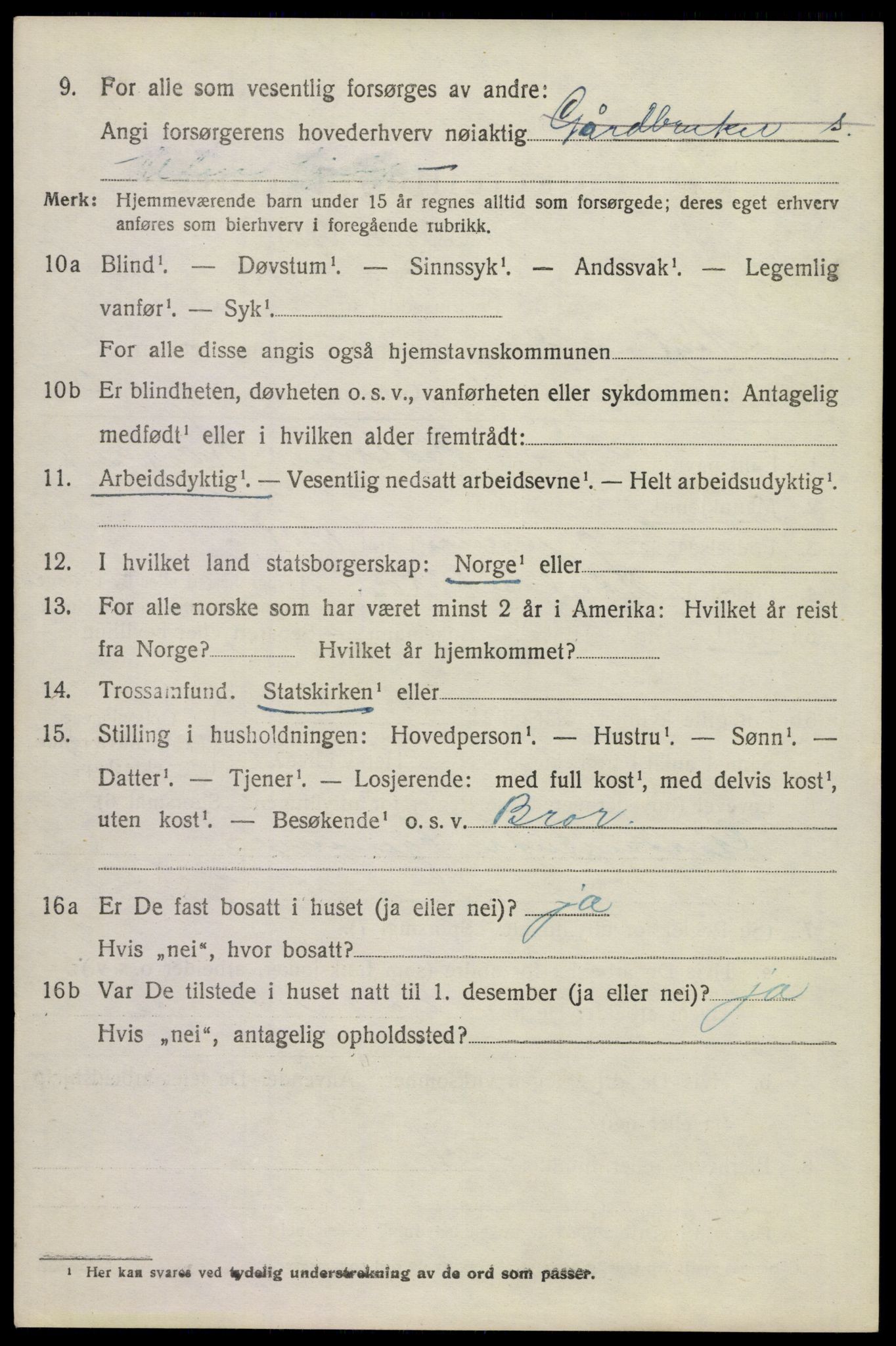 SAST, Folketelling 1920 for 1123 Høyland herred, 1920, s. 2675