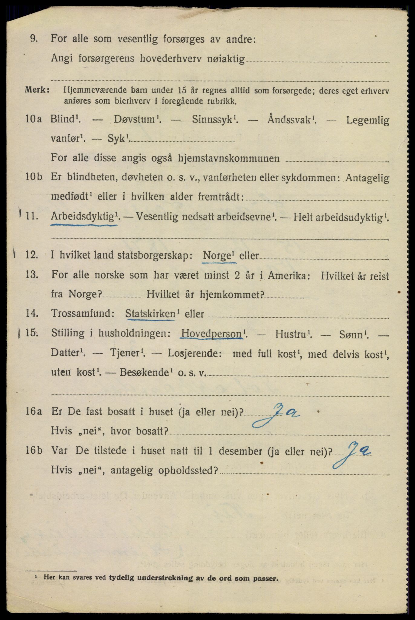 SAO, Folketelling 1920 for 0301 Kristiania kjøpstad, 1920, s. 419612