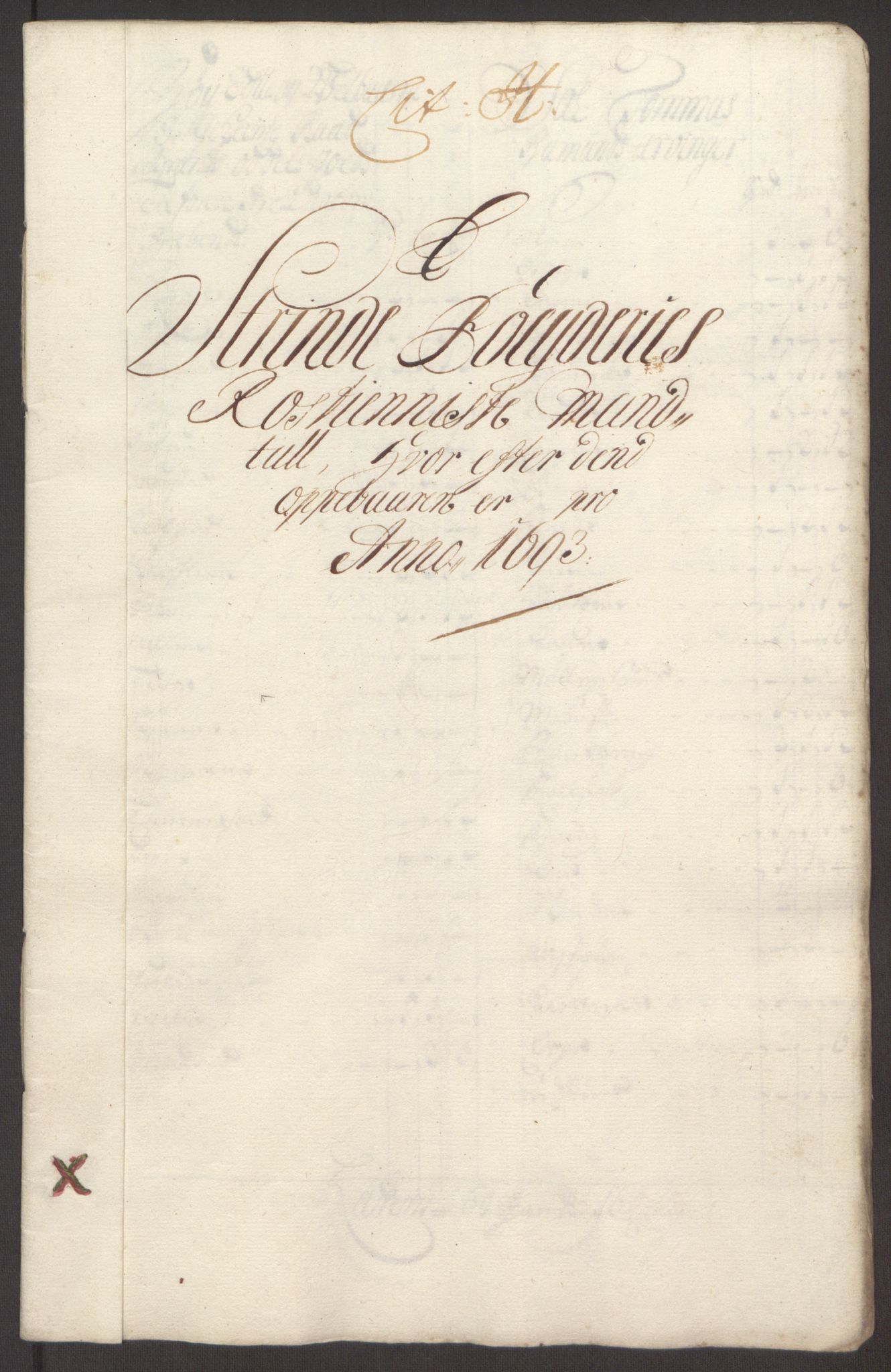 Rentekammeret inntil 1814, Reviderte regnskaper, Fogderegnskap, AV/RA-EA-4092/R61/L4104: Fogderegnskap Strinda og Selbu, 1693-1694, s. 96
