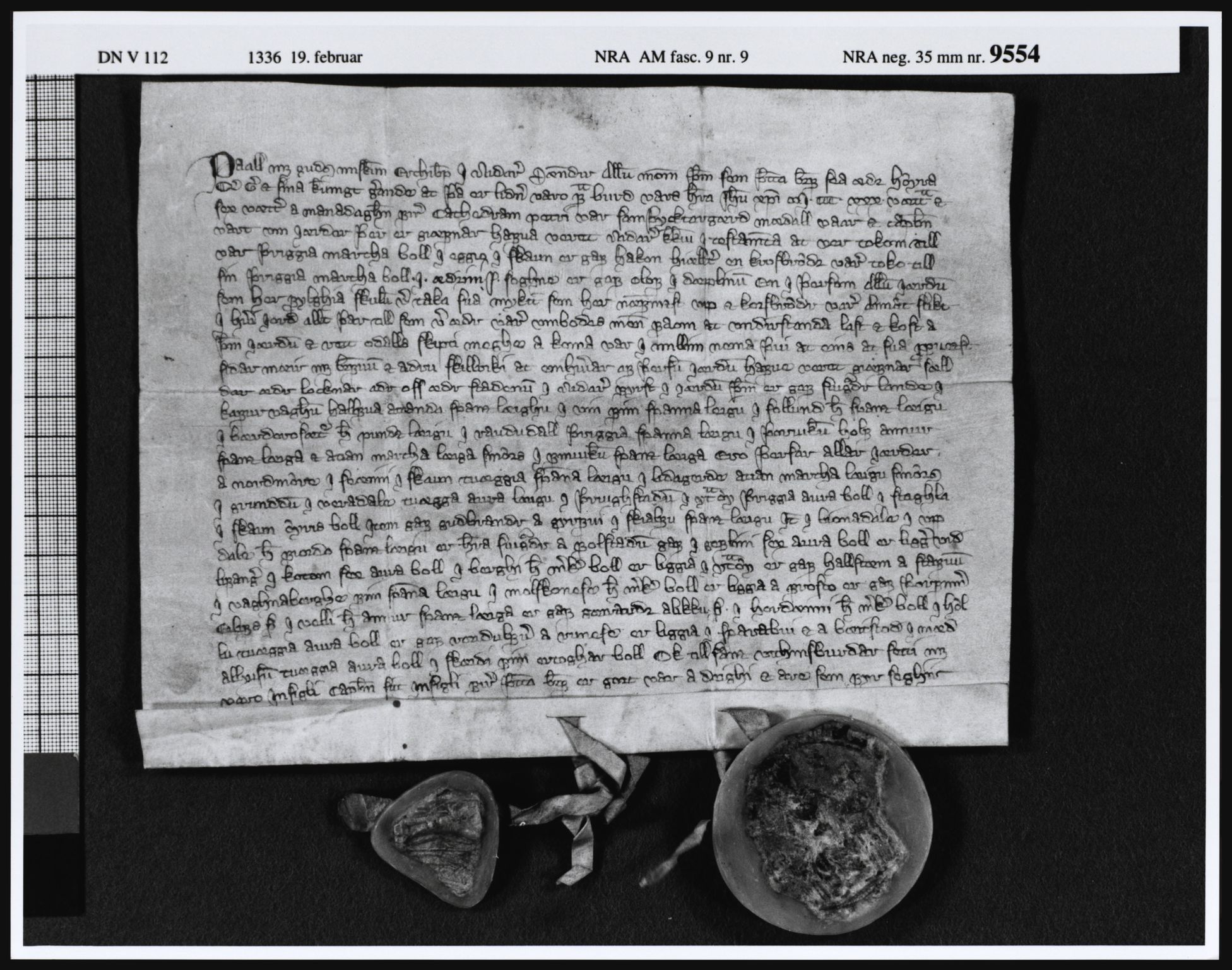 Riksarkivets diplomsamling, RA/EA-5965/F05, 1252-1359, s. 149