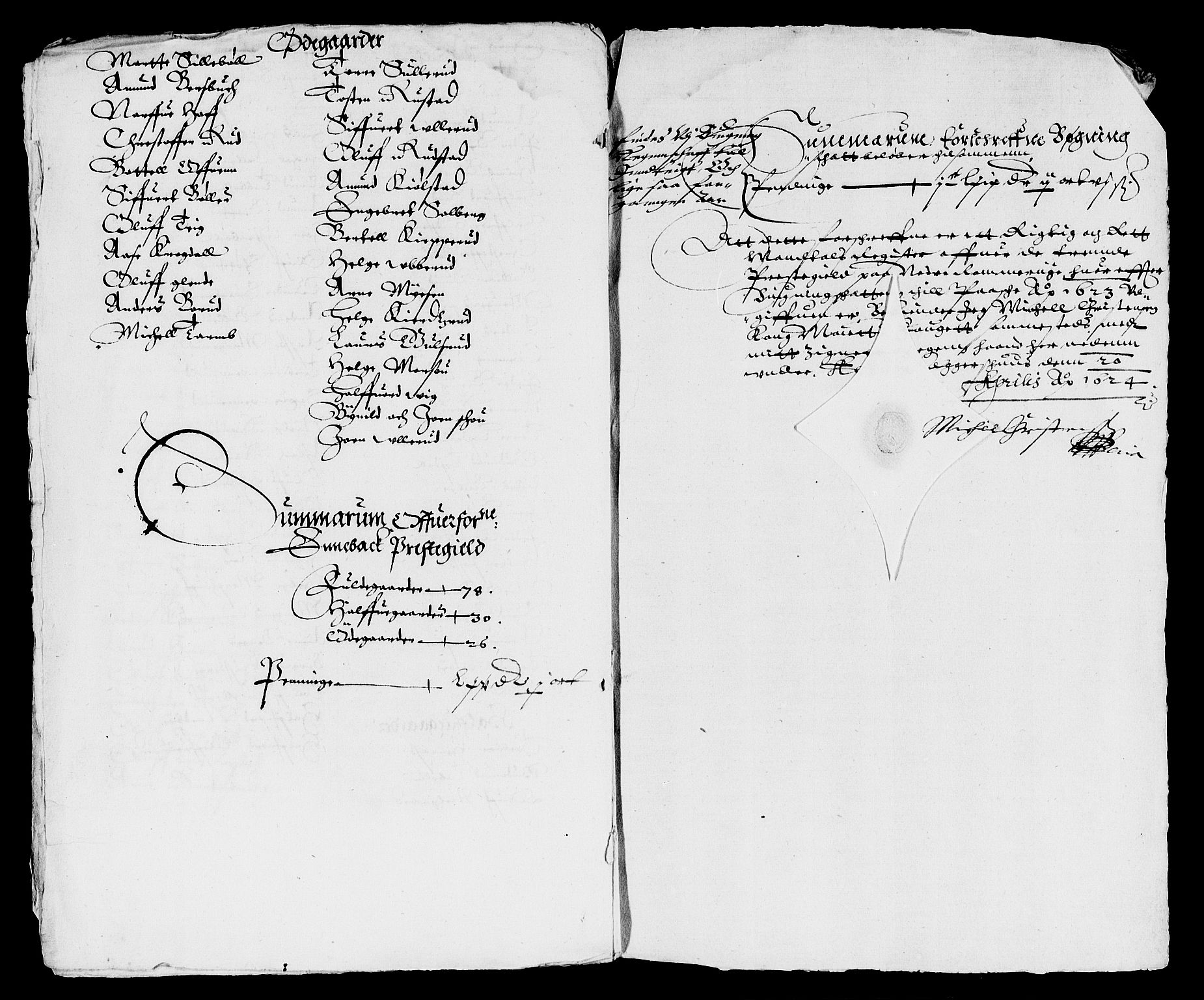 Rentekammeret inntil 1814, Reviderte regnskaper, Lensregnskaper, AV/RA-EA-5023/R/Rb/Rba/L0067: Akershus len, 1623-1624