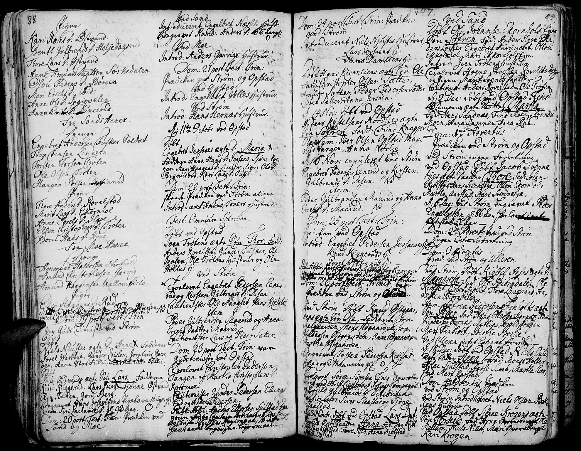 Strøm-Odalen prestekontor, AV/SAH-PREST-028/H/Ha/Haa/L0003: Ministerialbok nr. 3, 1741-1803, s. 88-89
