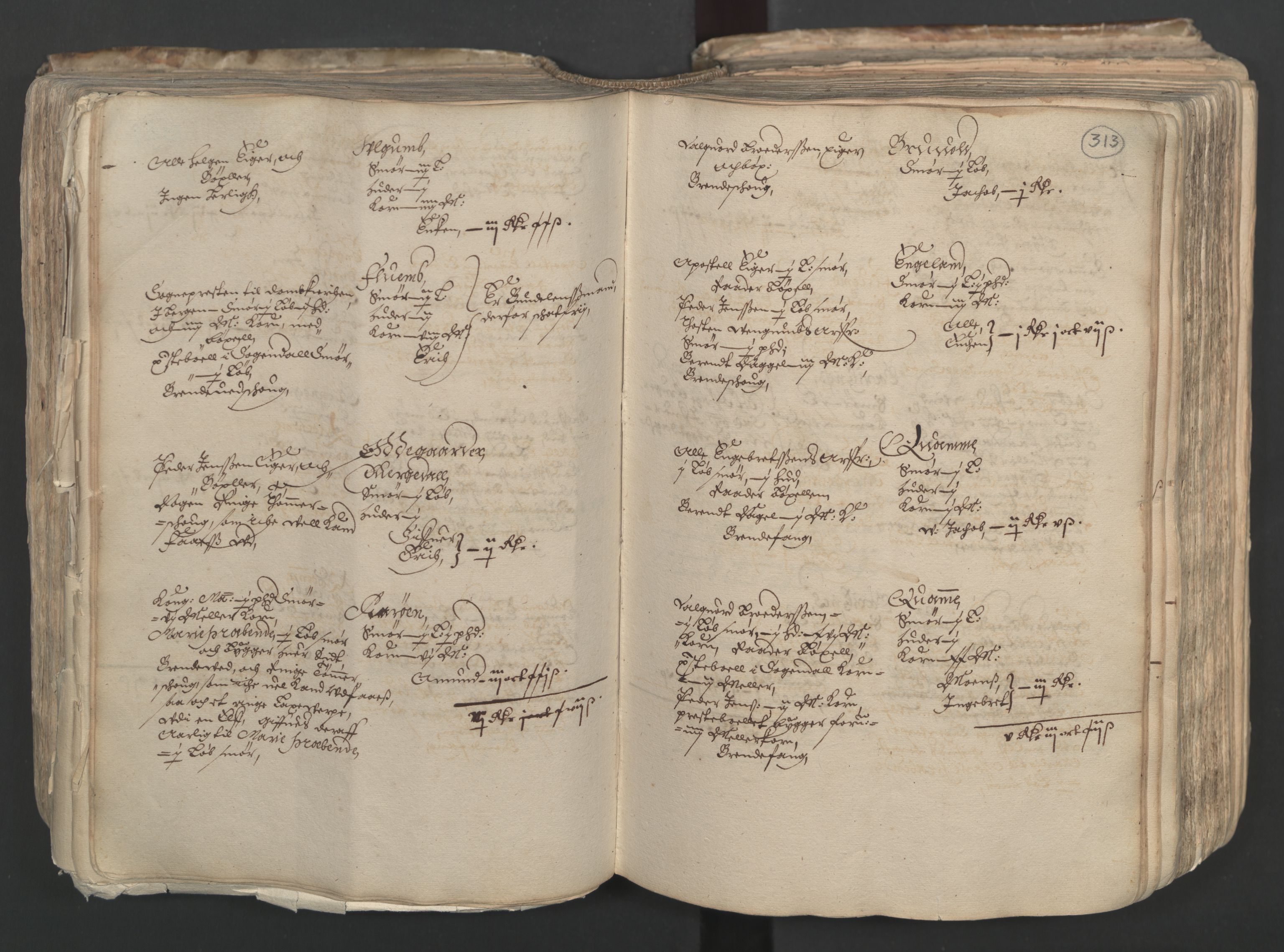 Rentekammeret inntil 1814, Realistisk ordnet avdeling, AV/RA-EA-4070/L/L0024/0001: Bergen lagdømme: / [A]: Alminnelig jordebok og skattemanntall (6 dalers kontribusjonsskatt). Sunnhordland, Hardanger, Nordhordland, Voss, Indre Sogn, Ytre Sogn, Sunnfjord, Nordfjord og Sunnmøre fogderi., 1661, s. 312b-313a