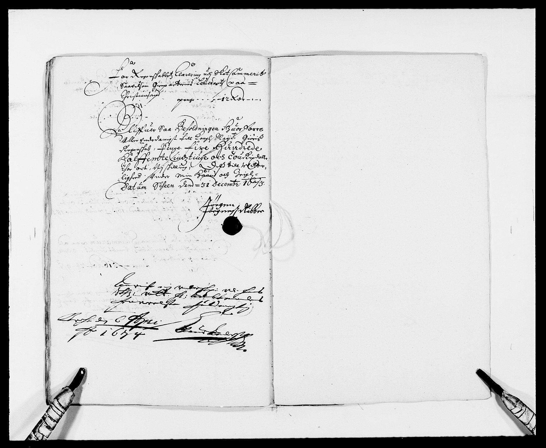 Rentekammeret inntil 1814, Reviderte regnskaper, Fogderegnskap, RA/EA-4092/R34/L2042: Fogderegnskap Bamble, 1673-1675, s. 74