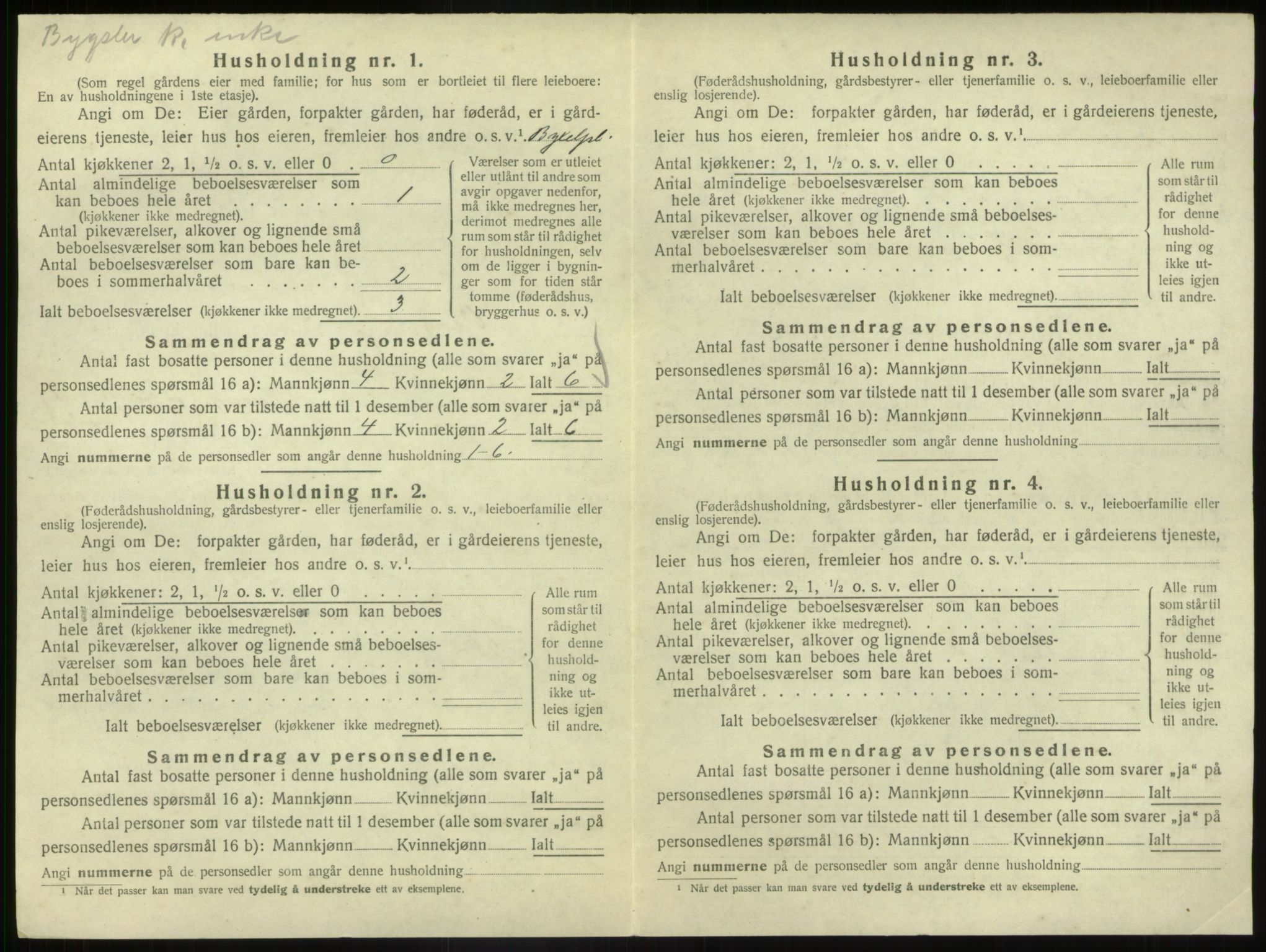 SAB, Folketelling 1920 for 1434 Vevring herred, 1920, s. 231