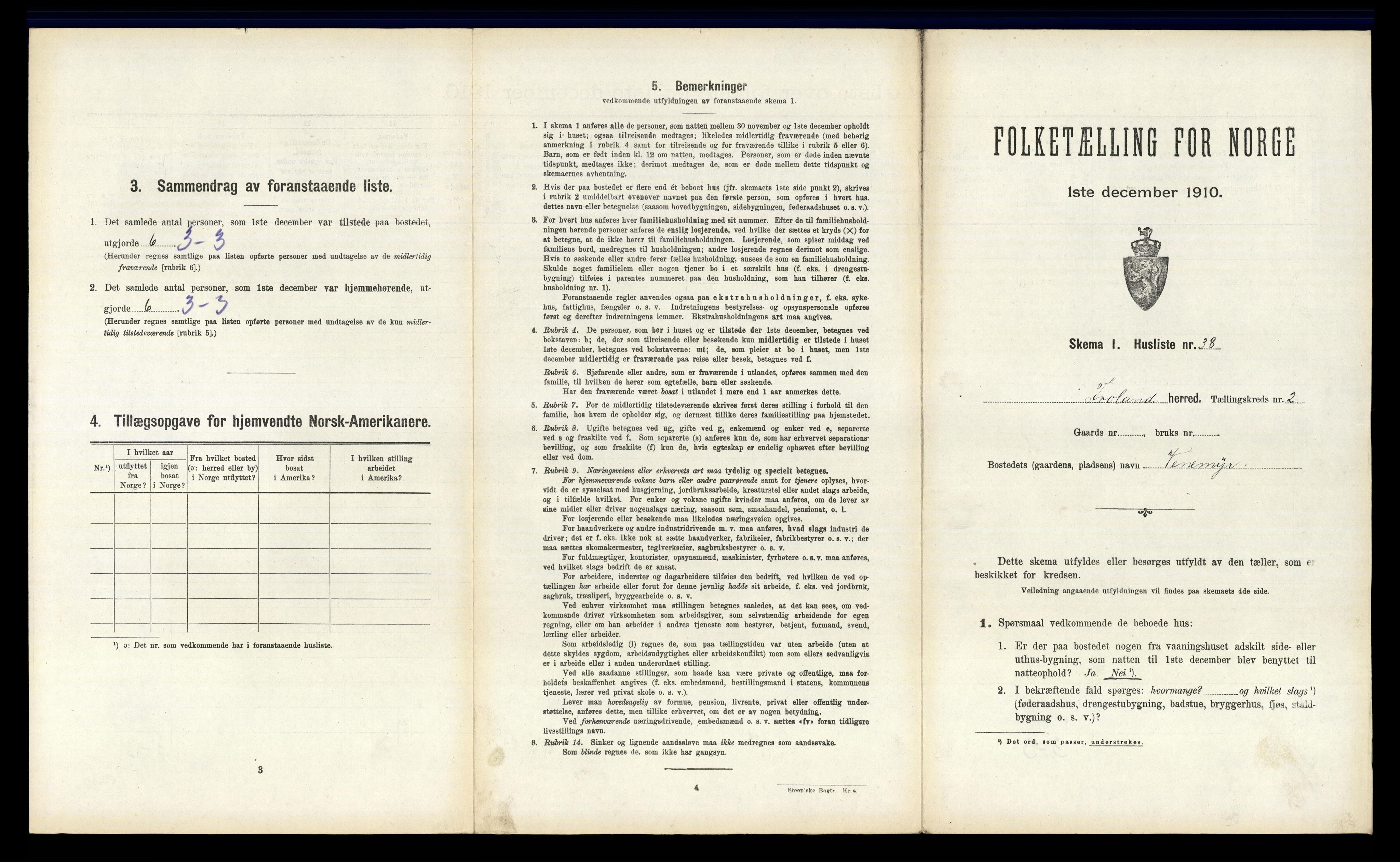 RA, Folketelling 1910 for 0919 Froland herred, 1910, s. 164