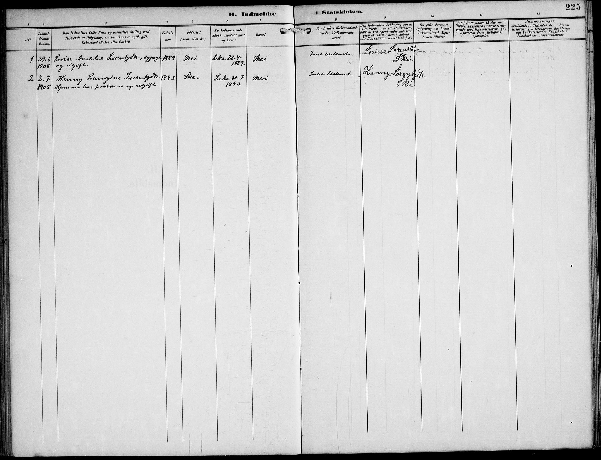 Ministerialprotokoller, klokkerbøker og fødselsregistre - Nord-Trøndelag, SAT/A-1458/788/L0698: Ministerialbok nr. 788A05, 1902-1921, s. 225