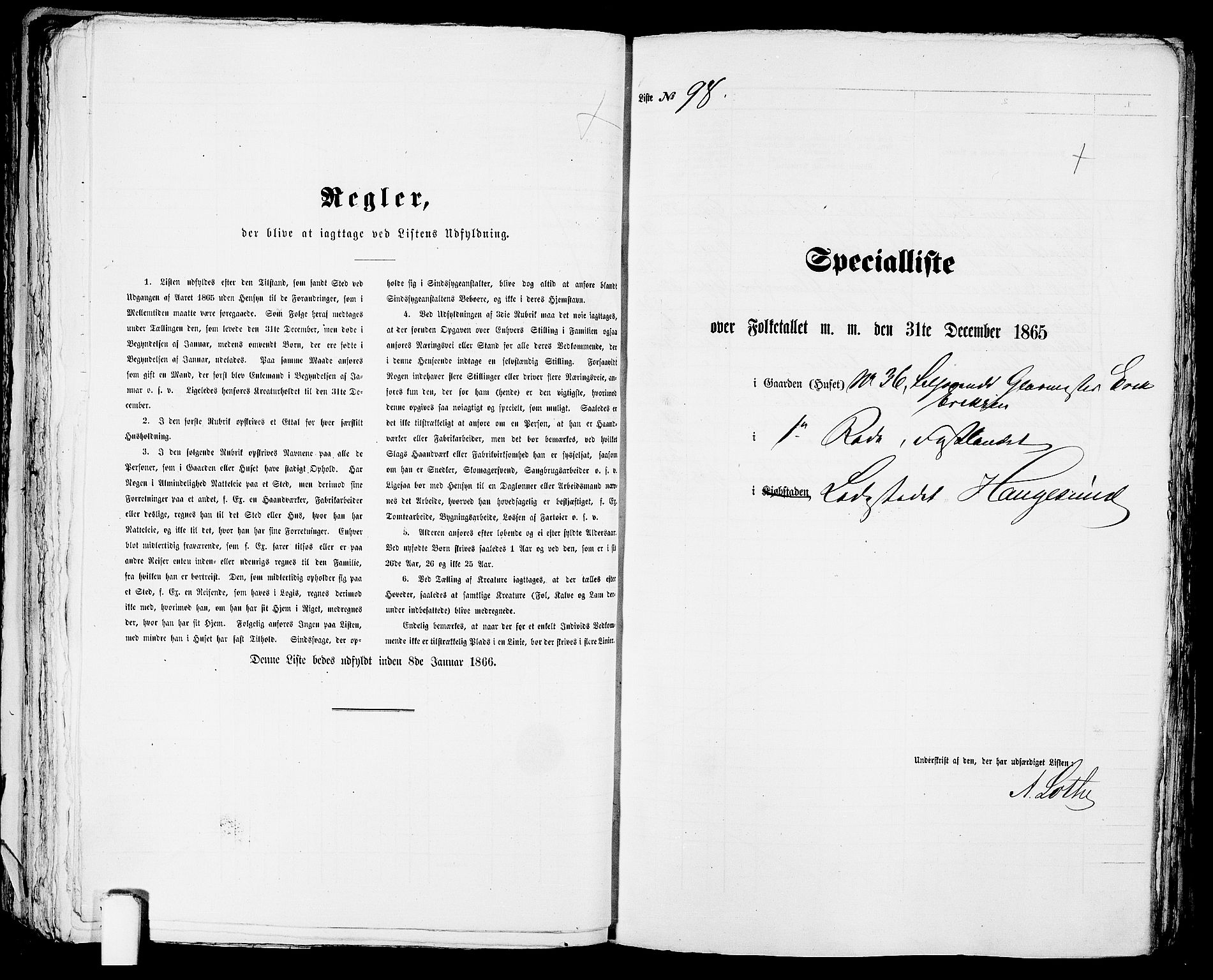 RA, Folketelling 1865 for 1106B Torvastad prestegjeld, Haugesund ladested, 1865, s. 205