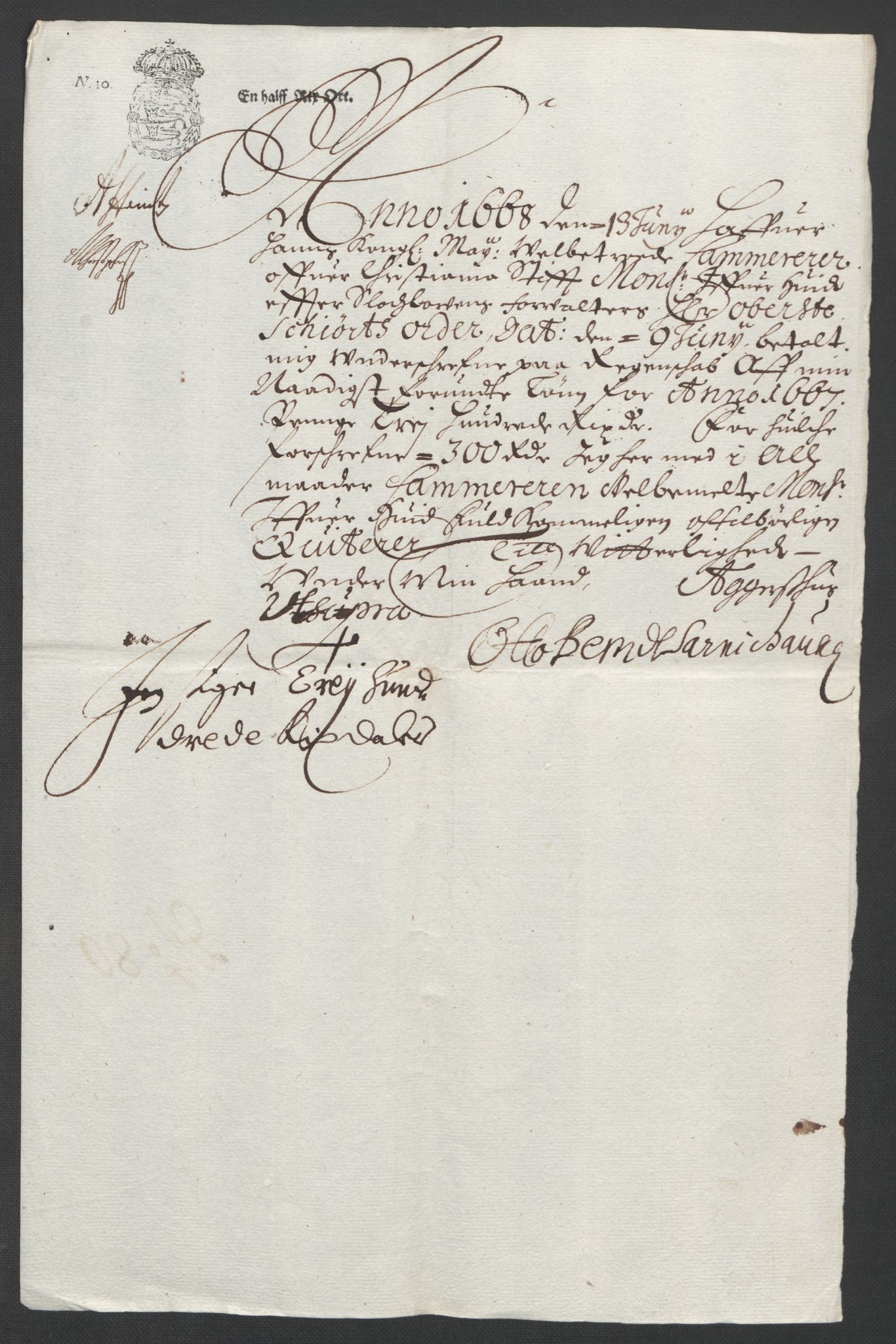 Rentekammeret inntil 1814, Reviderte regnskaper, Stiftamtstueregnskaper, Landkommissariatet på Akershus og Akershus stiftamt, AV/RA-EA-5869/R/Rb/L0045: Akershus stiftamt, 1667