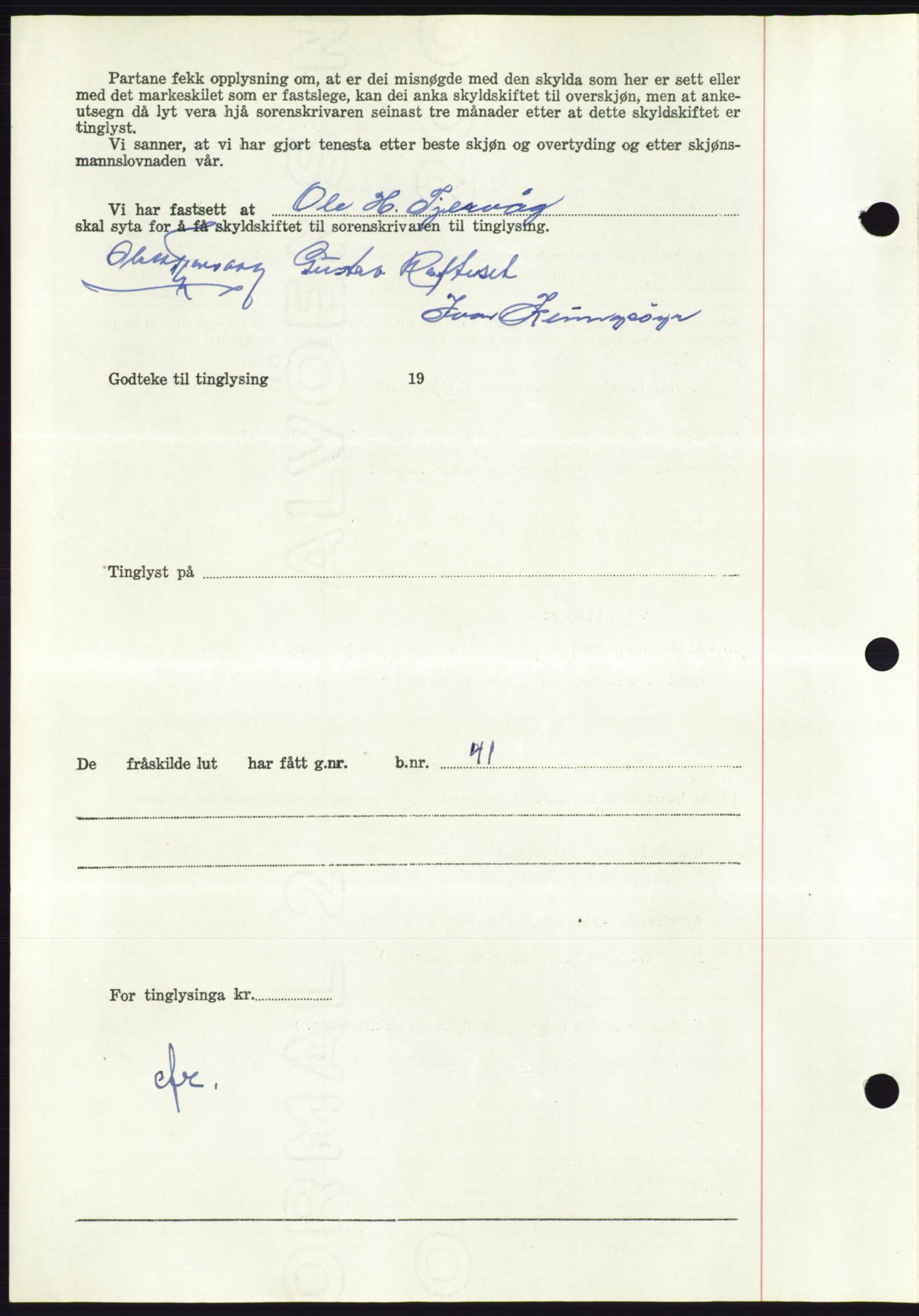 Søre Sunnmøre sorenskriveri, AV/SAT-A-4122/1/2/2C/L0101: Pantebok nr. 27A, 1955-1955, Dagboknr: 1225/1955