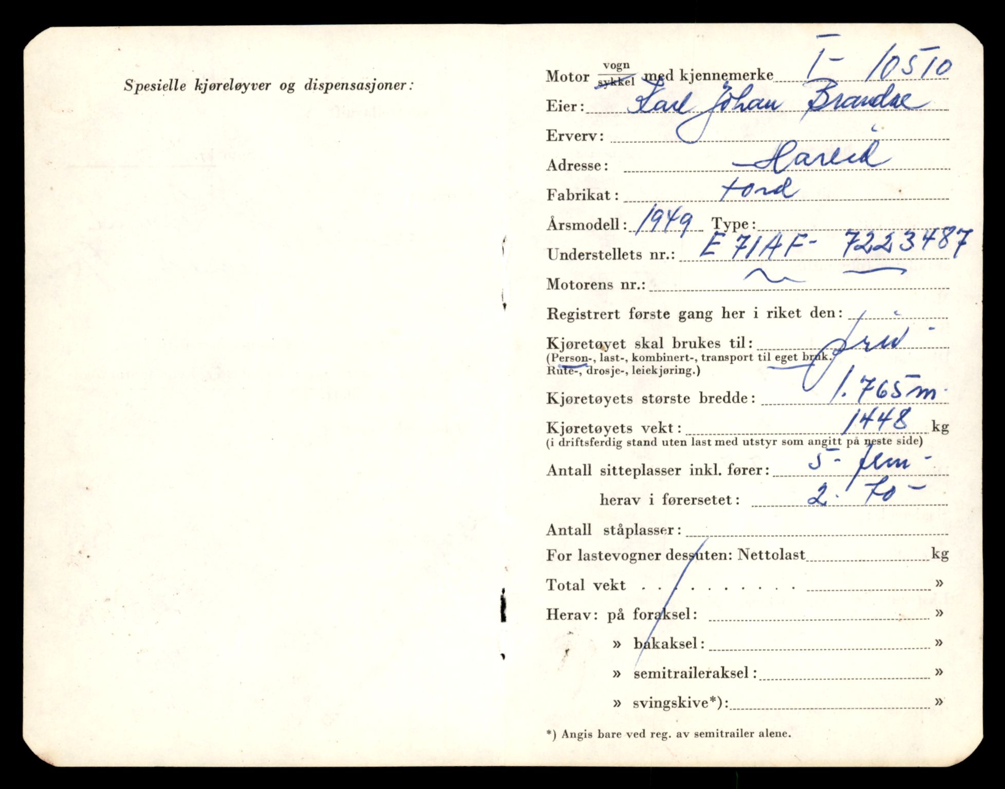 Møre og Romsdal vegkontor - Ålesund trafikkstasjon, AV/SAT-A-4099/F/Fe/L0021: Registreringskort for kjøretøy T 10471 - T 10583, 1927-1998, s. 1105