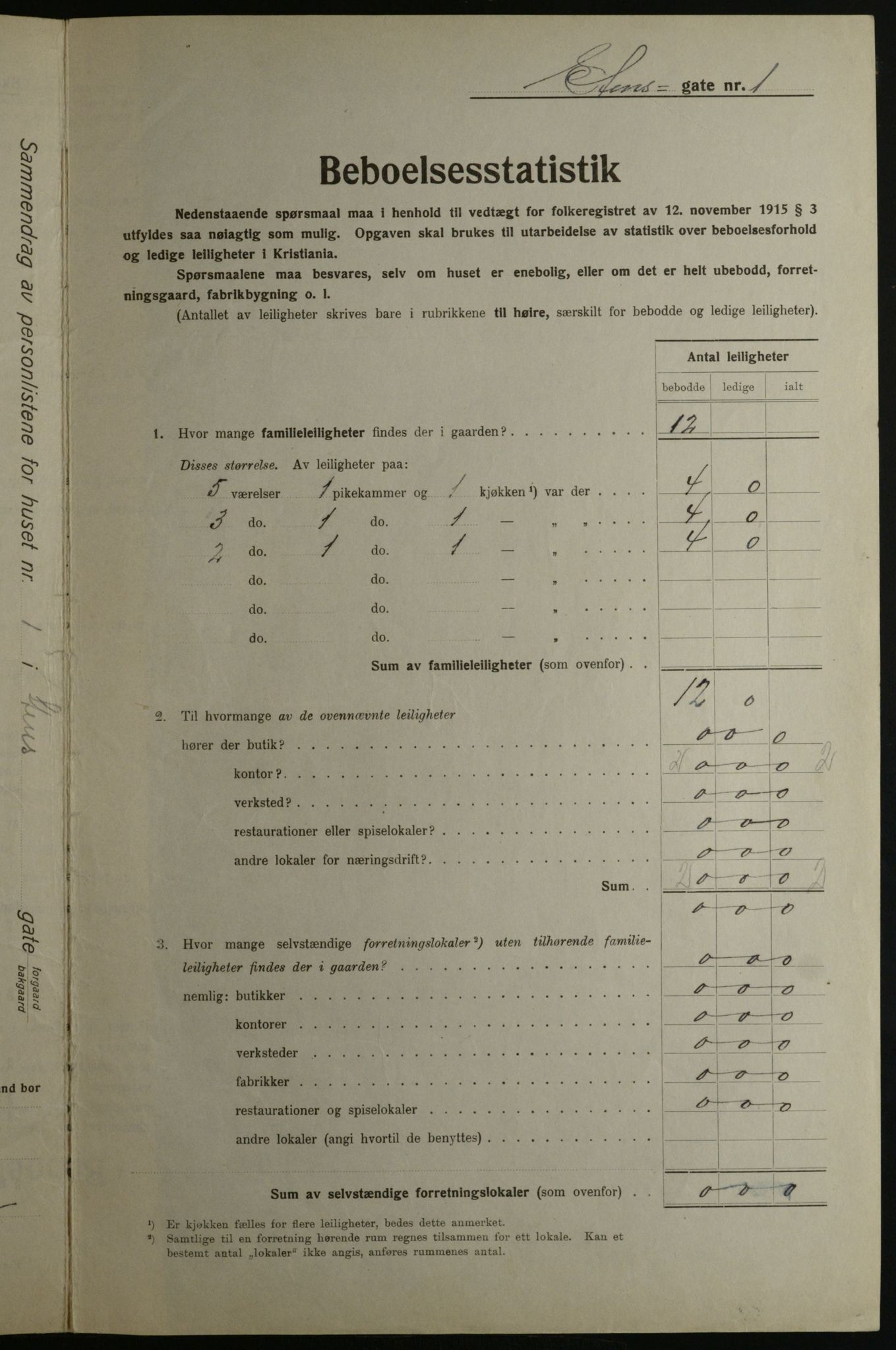 OBA, Kommunal folketelling 1.12.1923 for Kristiania, 1923, s. 112368