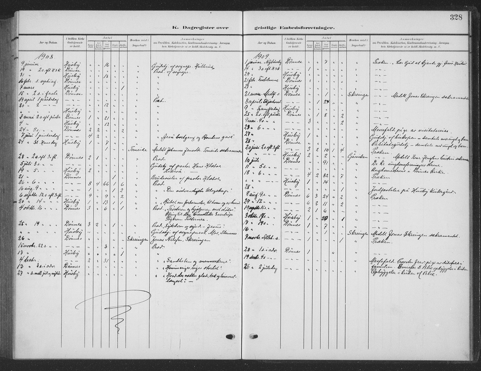 Ministerialprotokoller, klokkerbøker og fødselsregistre - Nordland, SAT/A-1459/835/L0533: Klokkerbok nr. 835C05, 1906-1939, s. 328