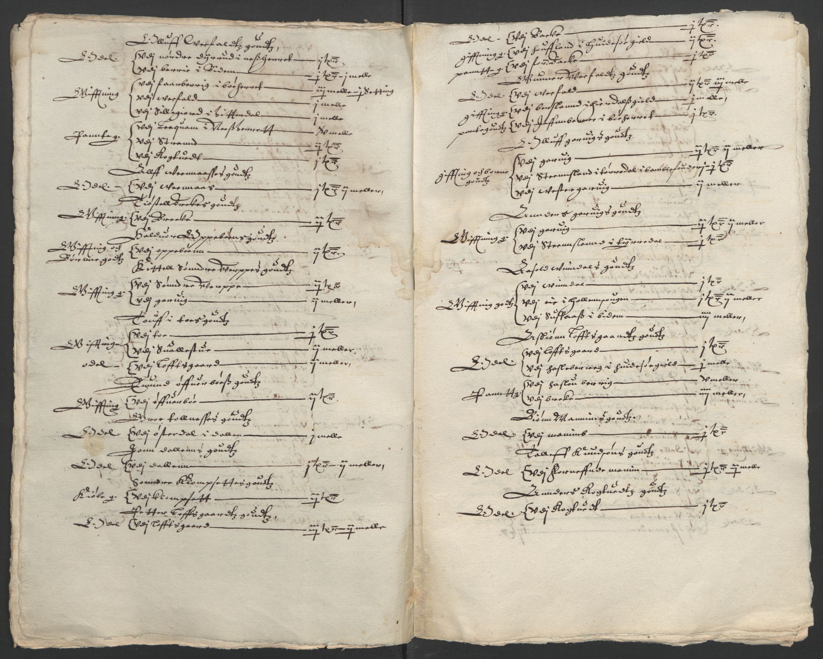 Stattholderembetet 1572-1771, RA/EA-2870/Ek/L0009/0002: Jordebøker til utlikning av rosstjeneste 1624-1626: / Odelsjordebøker for Bratsberg len, 1624, s. 74