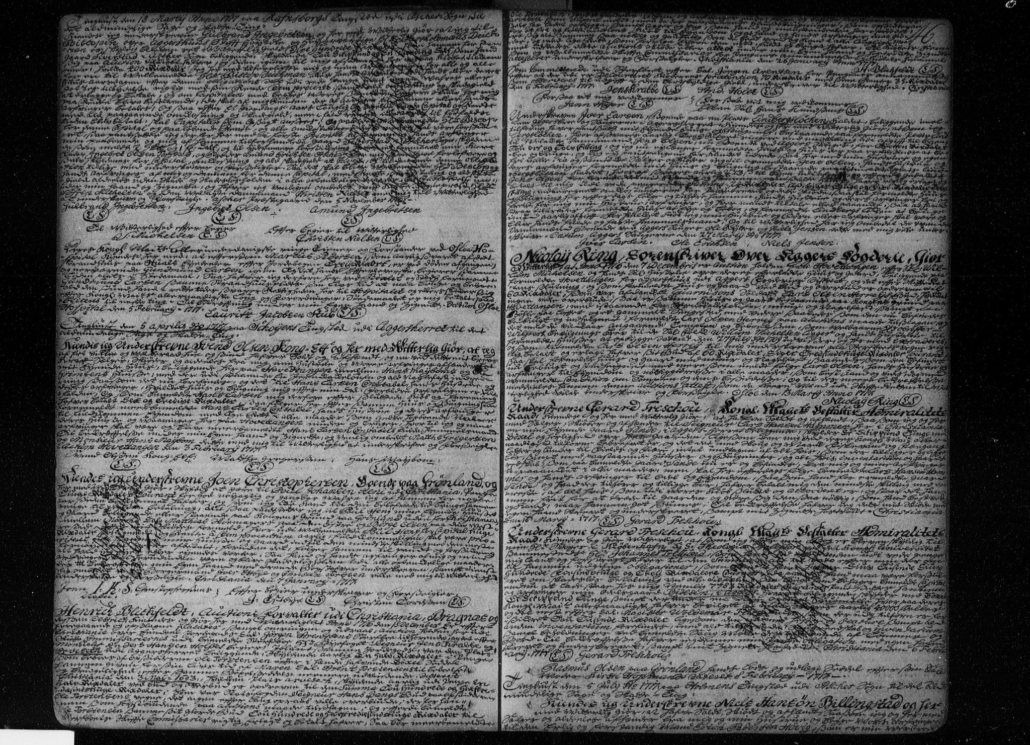 Aker sorenskriveri, SAO/A-10895/G/Gb/Gba/L0001: Pantebok nr. I 1, 1710-1740, s. 46