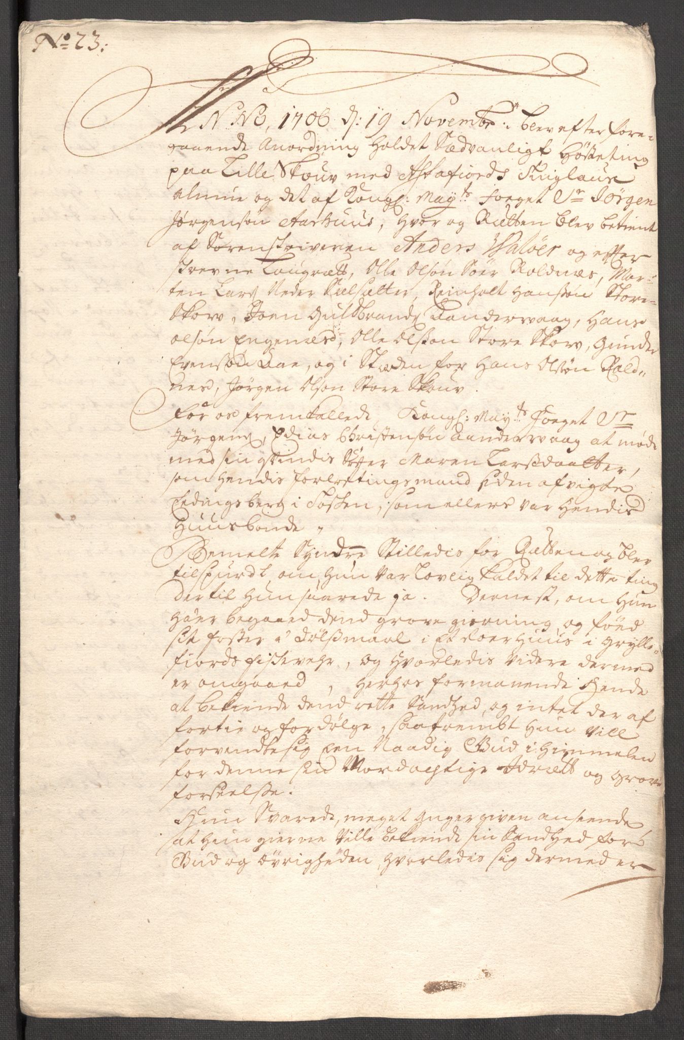 Rentekammeret inntil 1814, Reviderte regnskaper, Fogderegnskap, AV/RA-EA-4092/R68/L4756: Fogderegnskap Senja og Troms, 1705-1707, s. 502