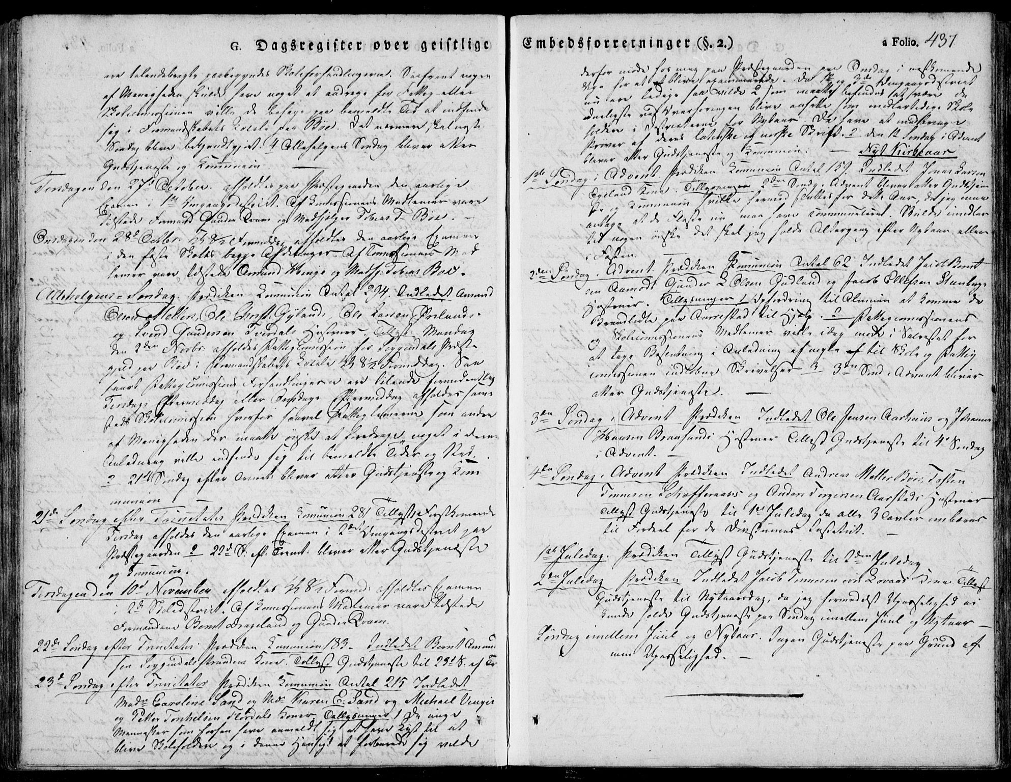 Sokndal sokneprestkontor, AV/SAST-A-101808: Ministerialbok nr. A 7.2, 1826-1842, s. 437