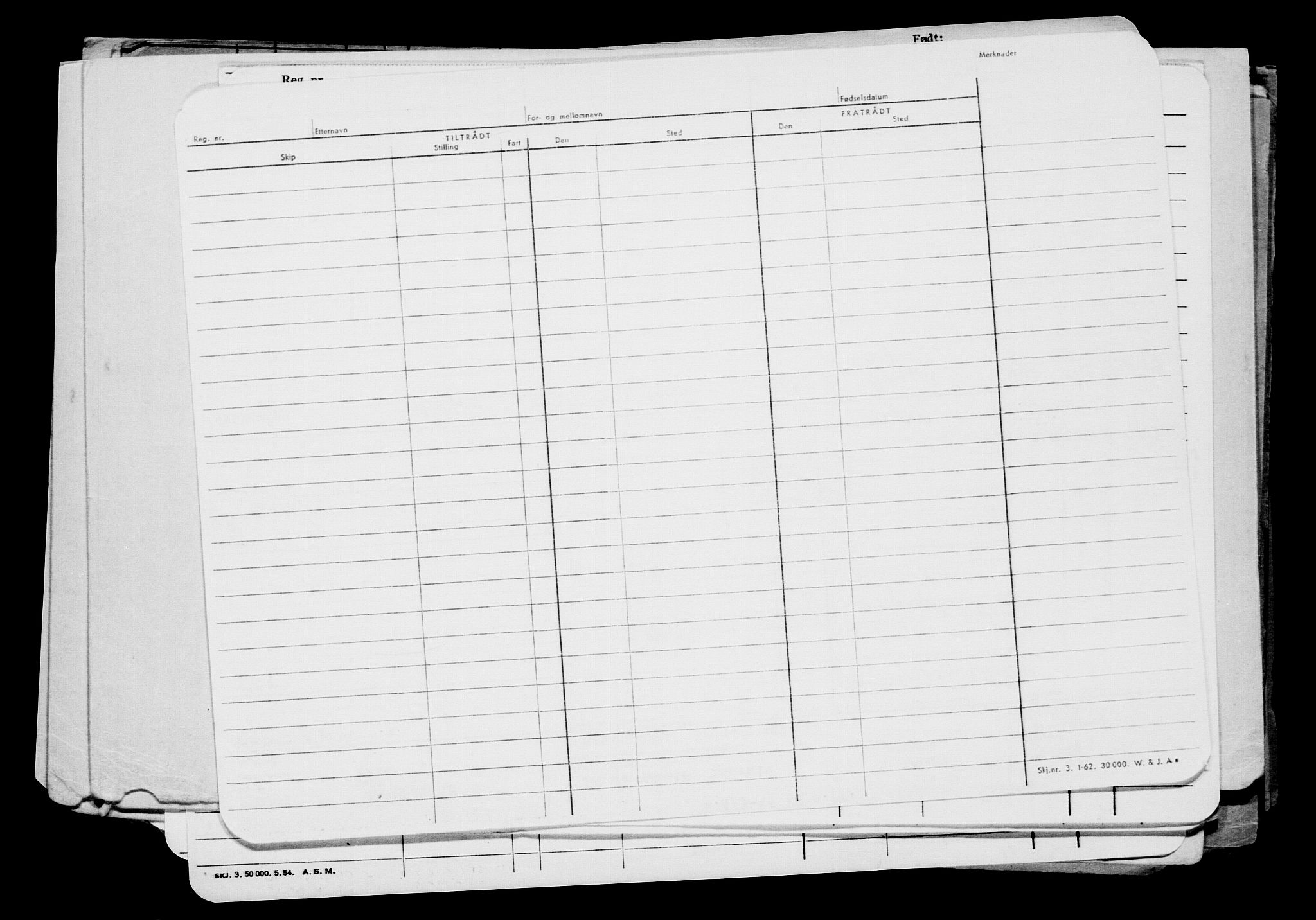 Direktoratet for sjømenn, AV/RA-S-3545/G/Gb/L0070: Hovedkort, 1907, s. 768